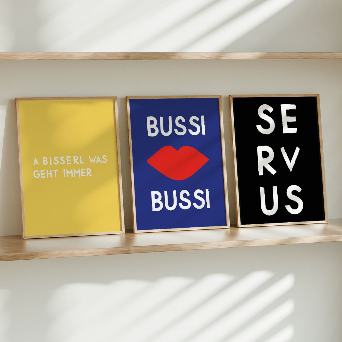 A bisserl was geht immer Poster • bayrisches Poster für Monaco di Bavaria Fans - vonSUSI