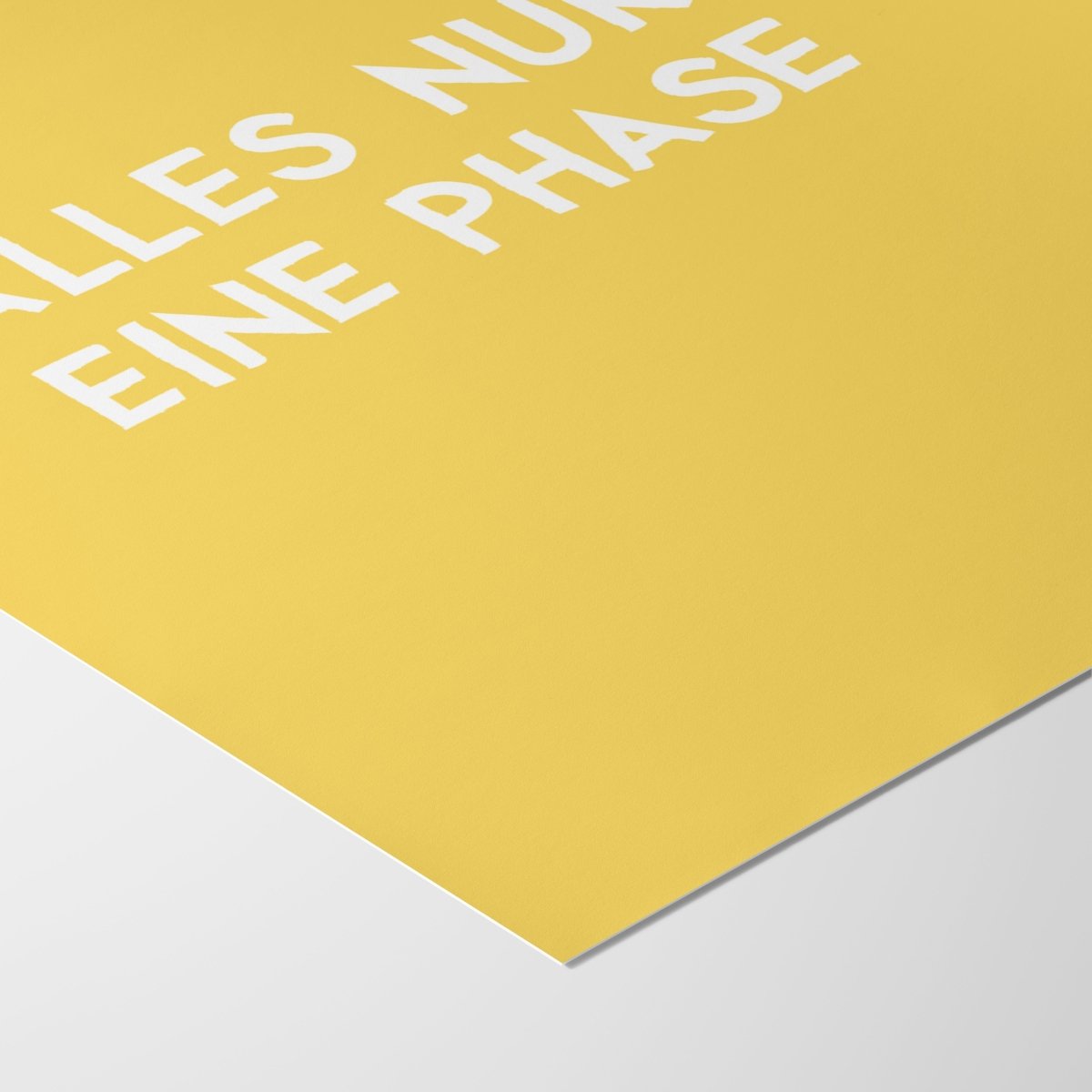 Alles nur eine Phase Poster • modernes Typografie Poster - vonSUSI Poster