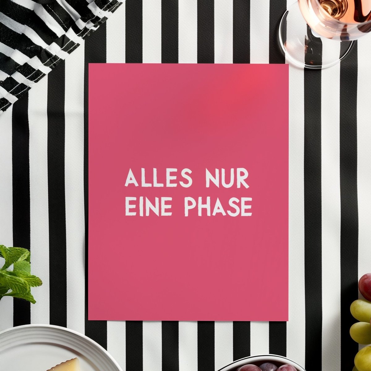 Alles nur eine Phase Poster • modernes Typografie Poster - vonSUSI Poster