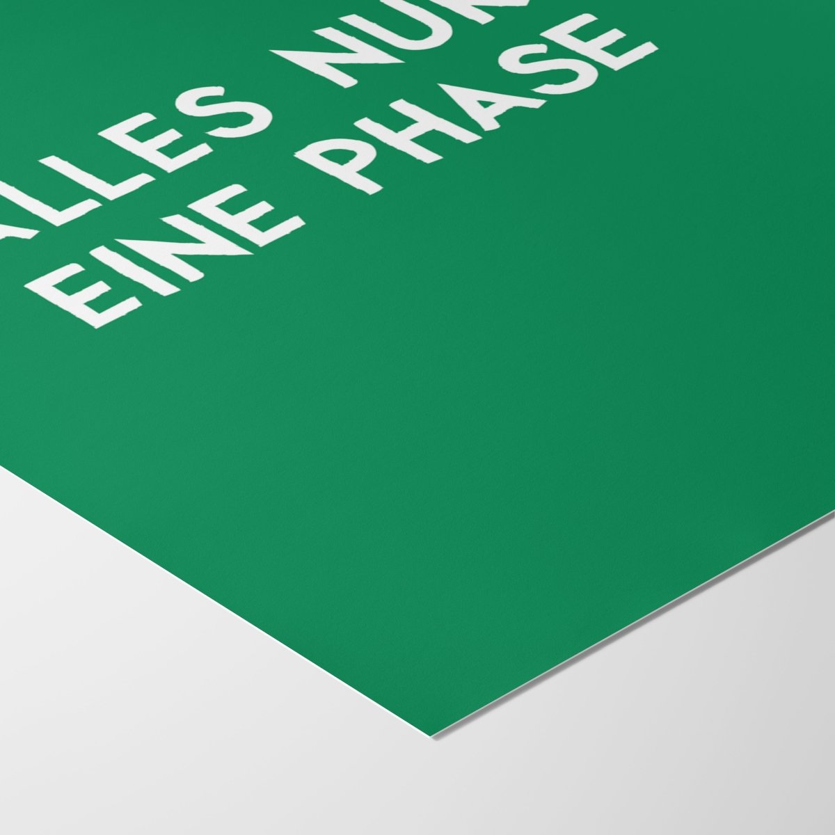 Alles nur eine Phase Poster • modernes Typografie Poster - vonSUSI Poster
