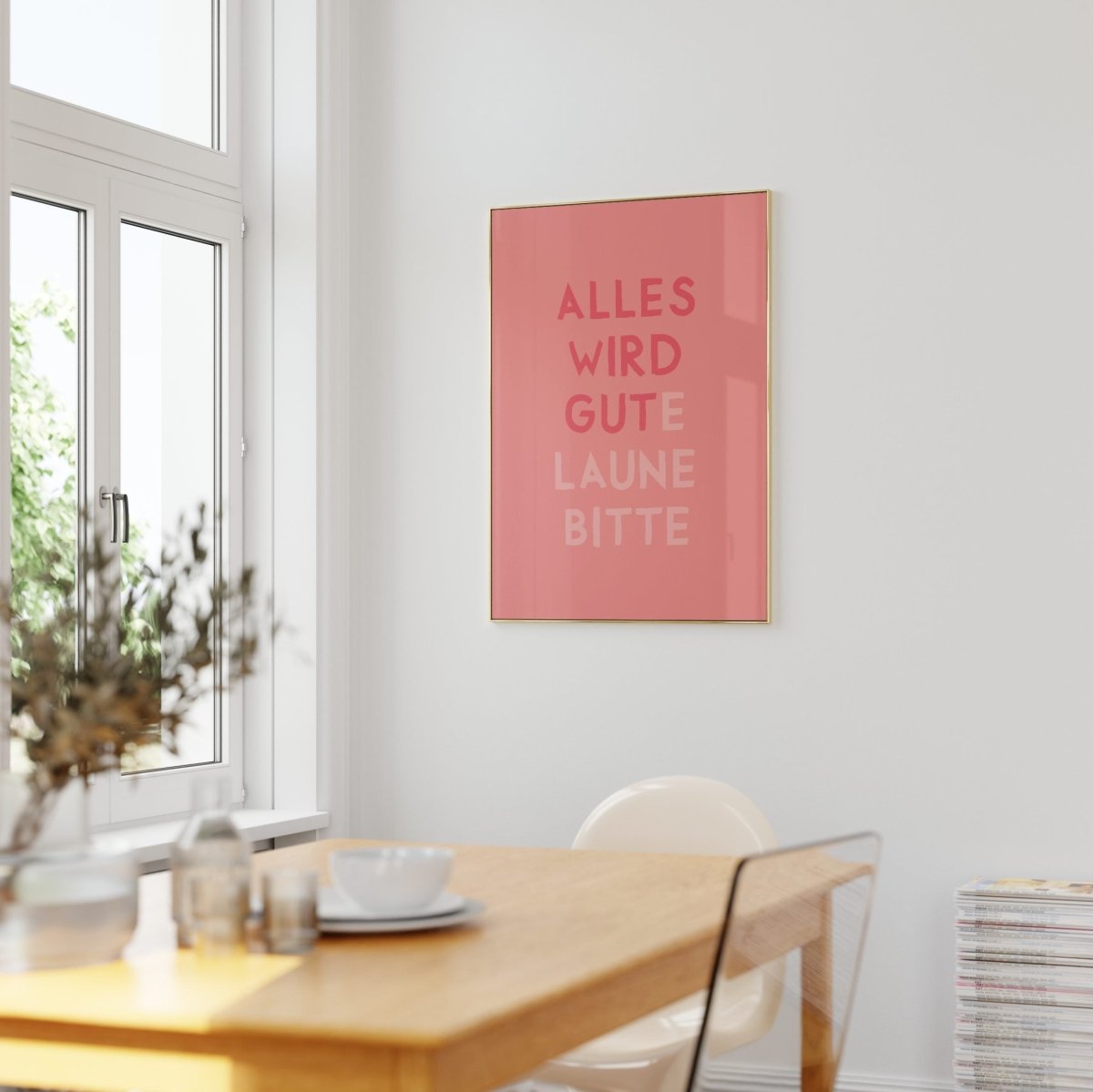 Alles wird gut / gute Laune bitte Poster • exklusiv bei vonSUSI - vonSUSI