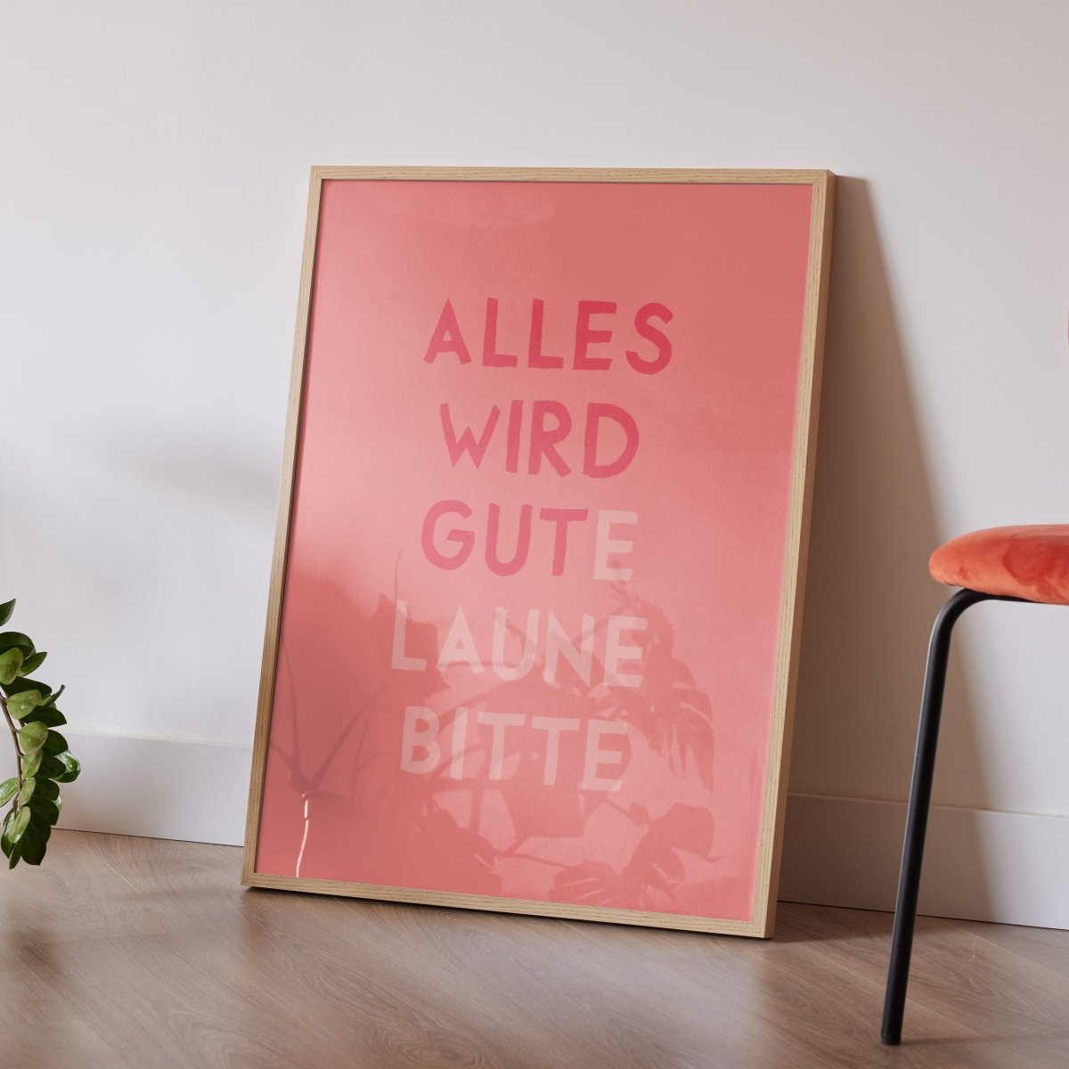 Alles wird gut / gute Laune bitte Poster • exklusiv bei vonSUSI - vonSUSI