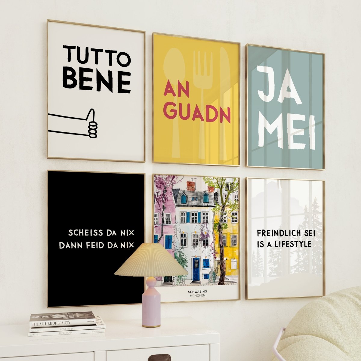 An Guadn Poster • bayerisches Sprücheposter für die Küche • bayerisches Geschenk - vonSUSI