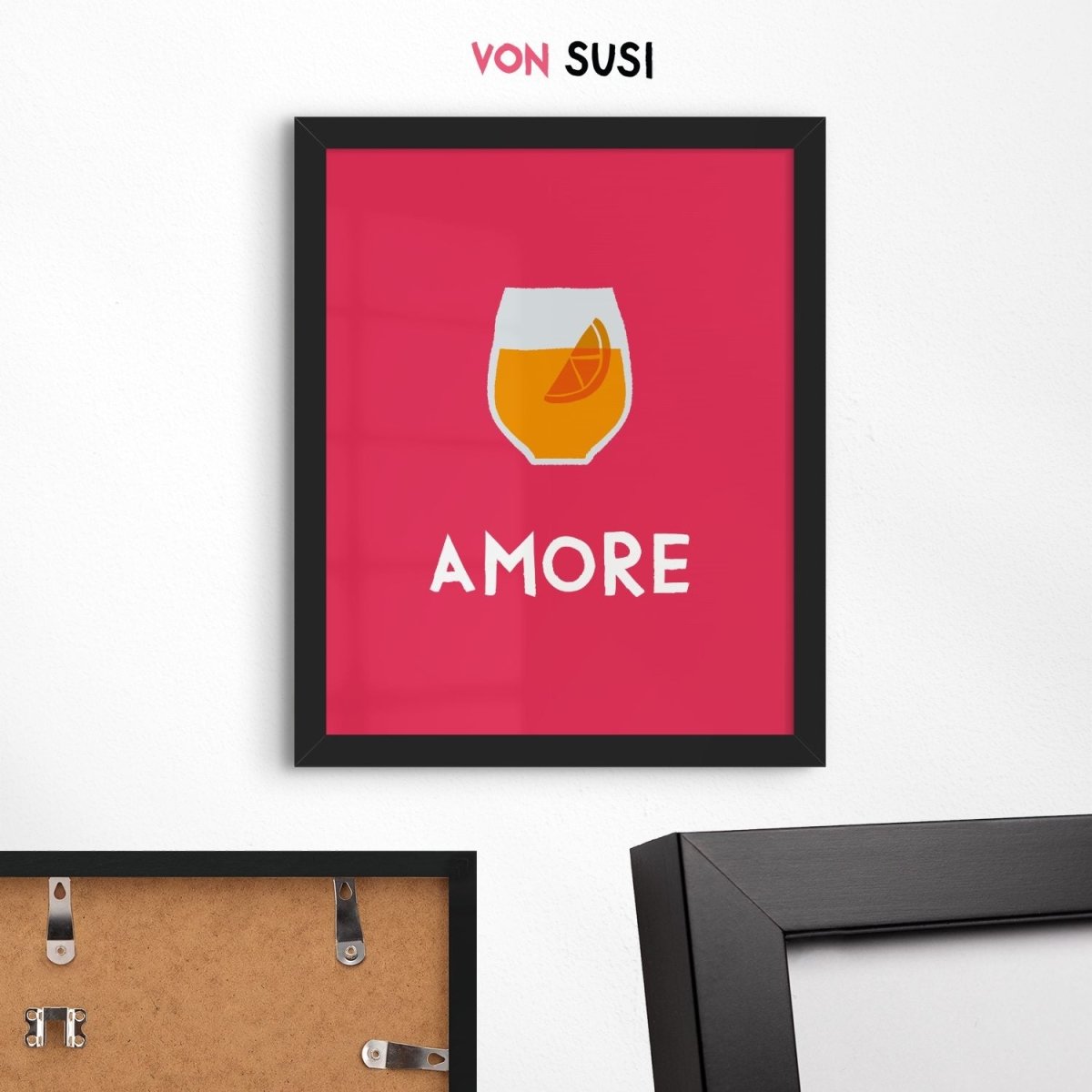 Aperol Poster mit Amore • italienisches Poster - vonSUSI