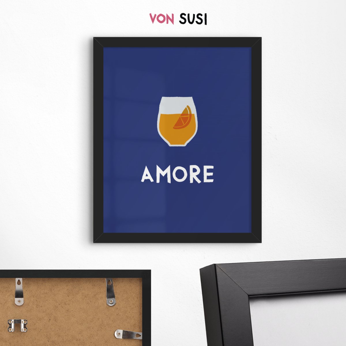 Aperol Poster mit Amore • italienisches Poster - vonSUSI