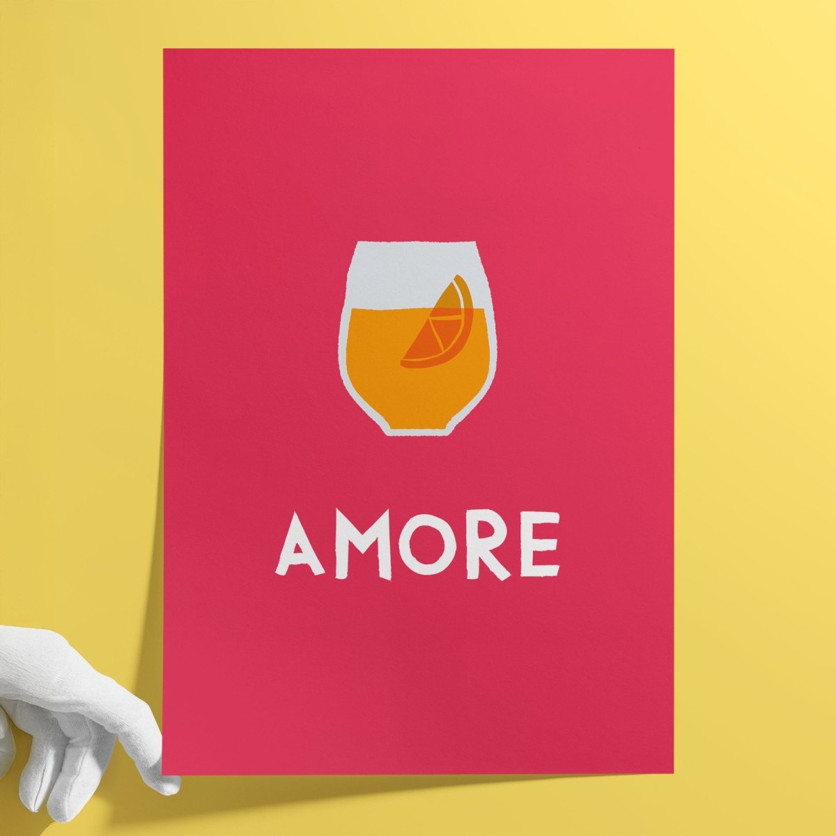 Aperol Poster mit Amore • italienisches Poster - vonSUSI