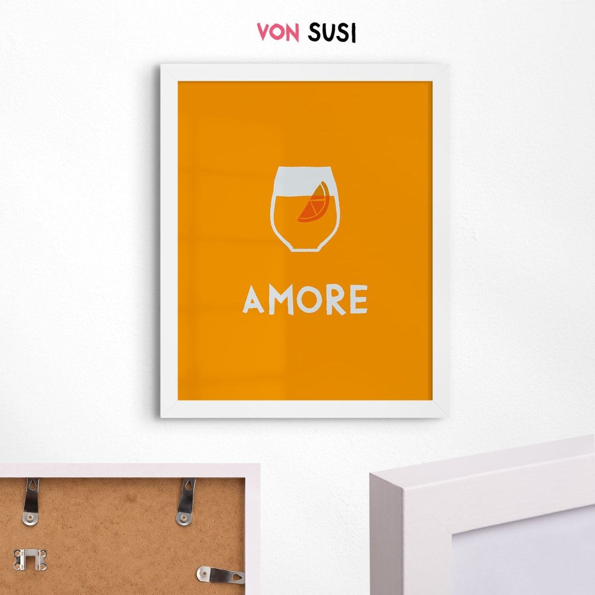 Aperol Poster mit Amore • italienisches Poster - vonSUSI