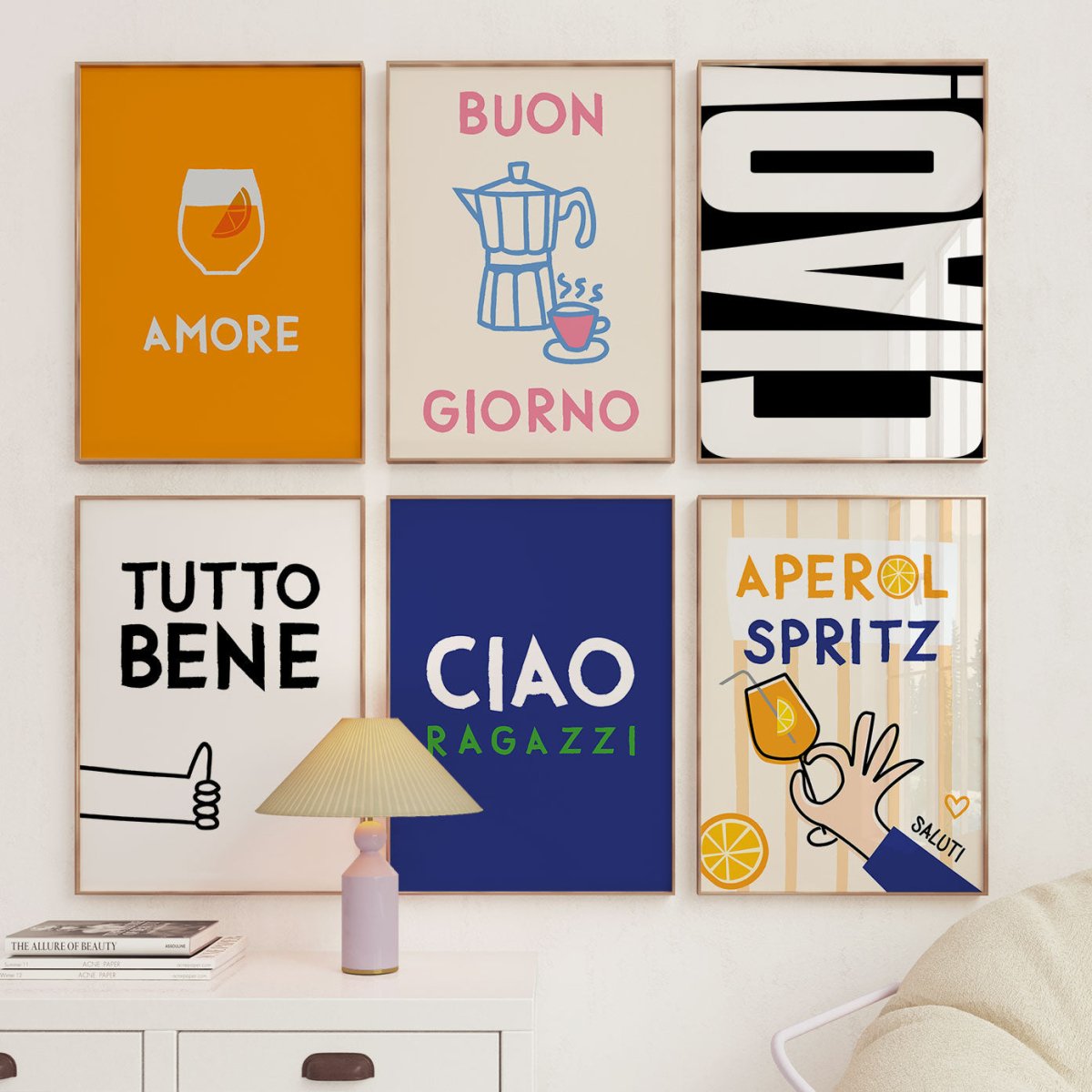 Aperol Poster mit Amore • italienisches Poster - vonSUSI