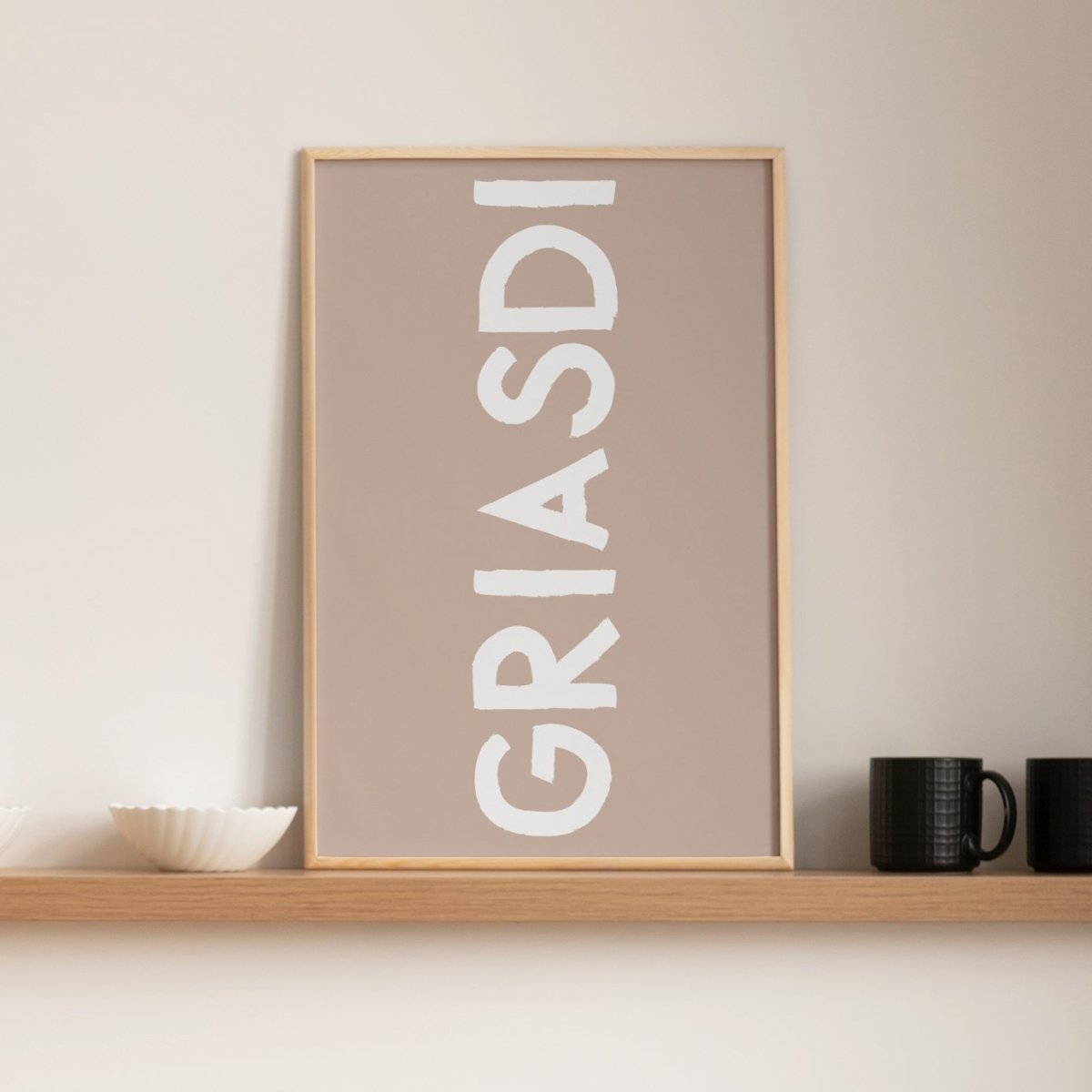 Bayrisches Griasdi Poster • für deinen Eingangsbereich - vonSUSI