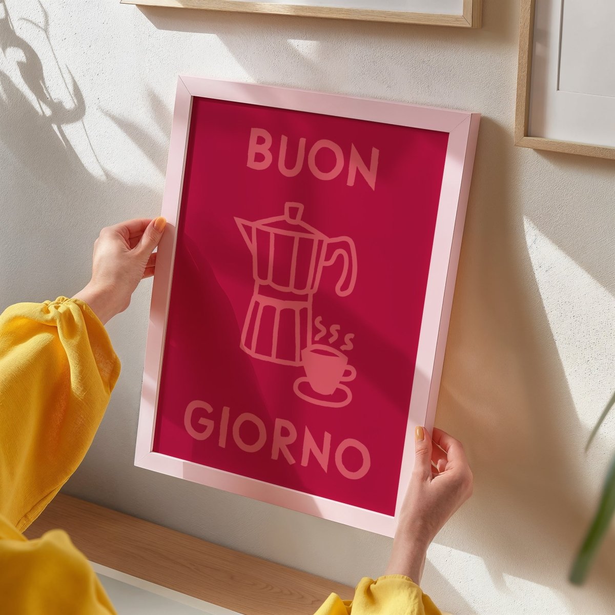 Buon Giorno Kaffee Poster für Kaffeeliebhaber als Geschenk - vonSUSI