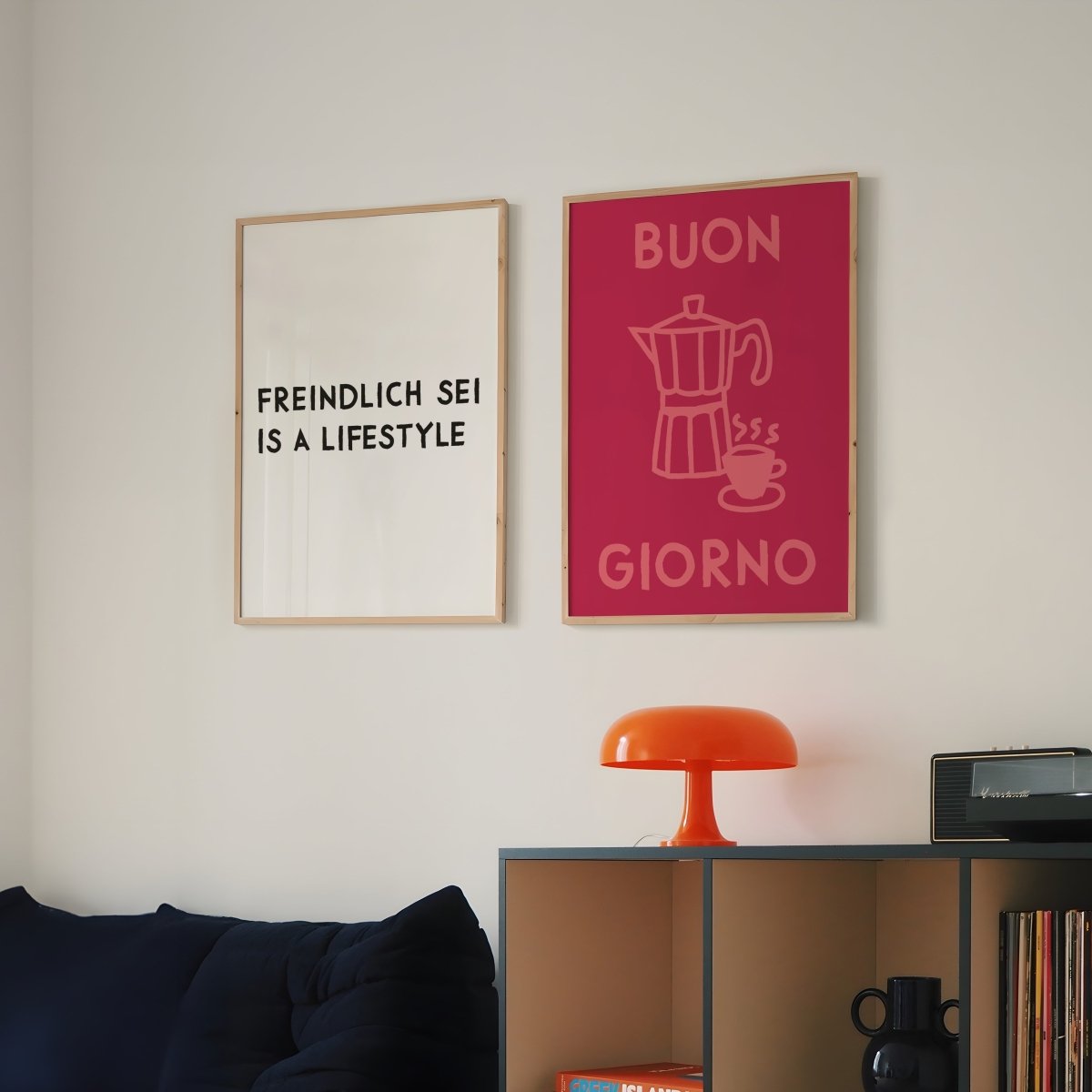 Buon Giorno Kaffee Poster für Kaffeeliebhaber als Geschenk - vonSUSI