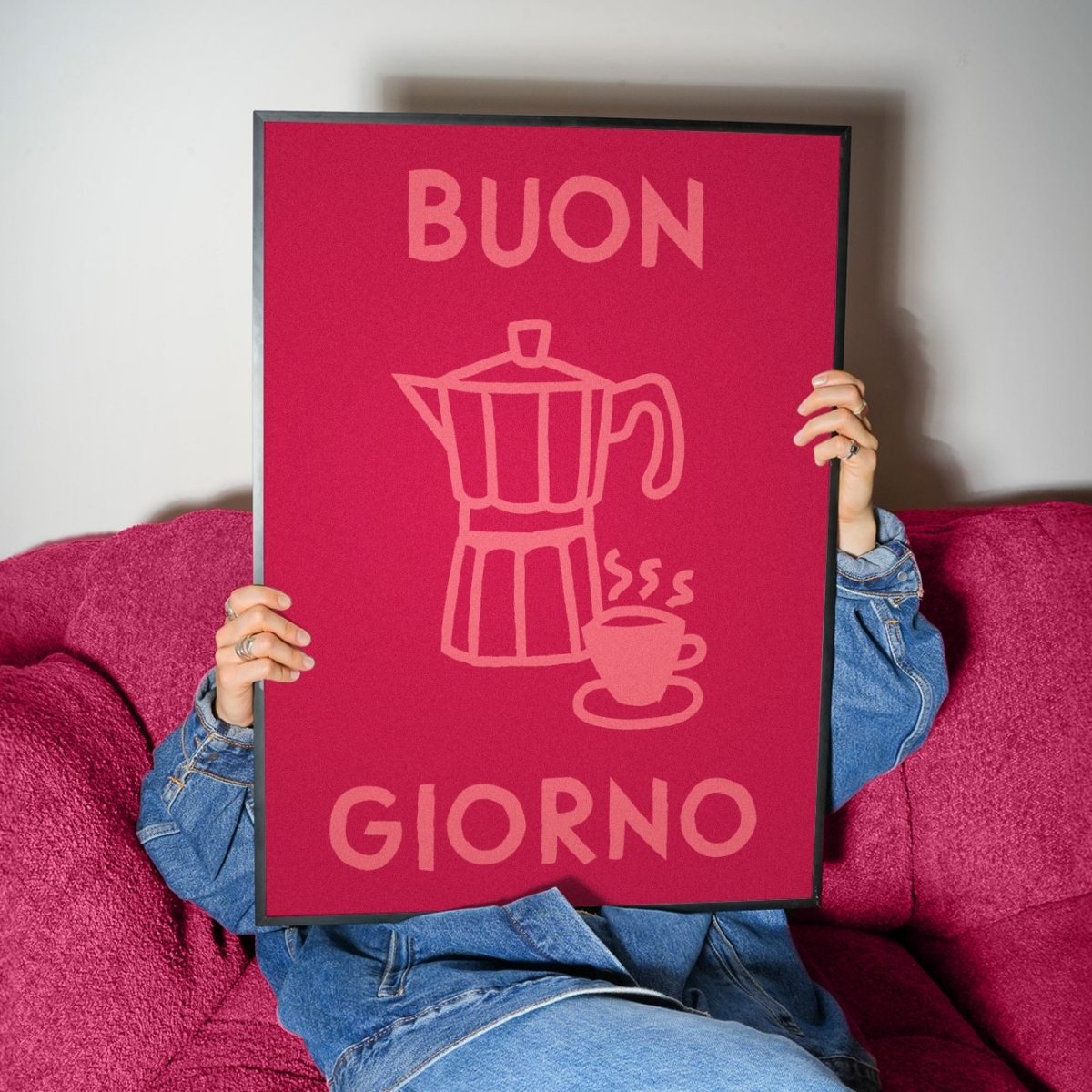 Buon Giorno Kaffee Poster für Kaffeeliebhaber als Geschenk - vonSUSI