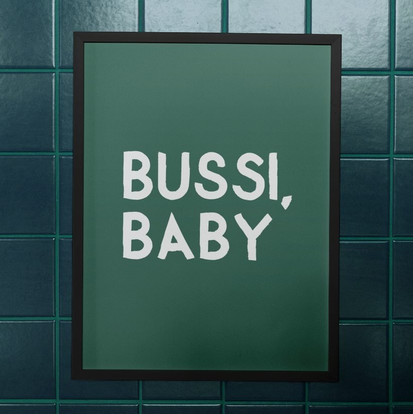 Bussi, Baby Poster • hochwertiger Kunstdruck - vonSUSI