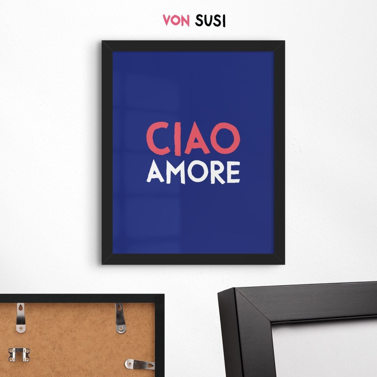 Ciao Amore Poster • italienisches Poster - vonSUSI