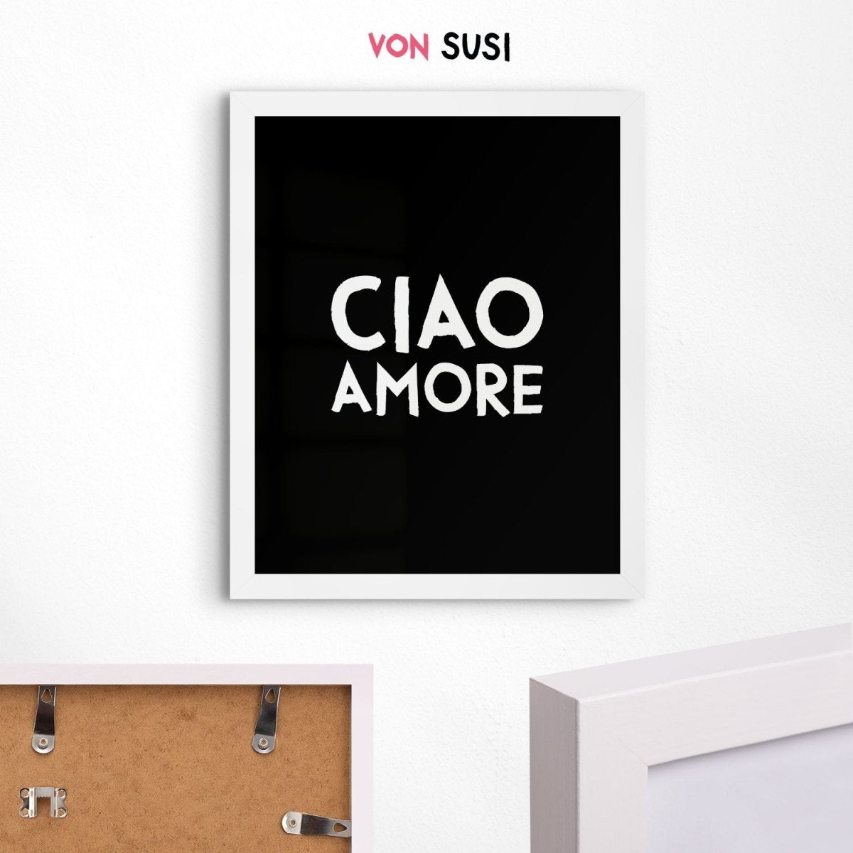 Ciao Amore Poster • italienisches Poster - vonSUSI