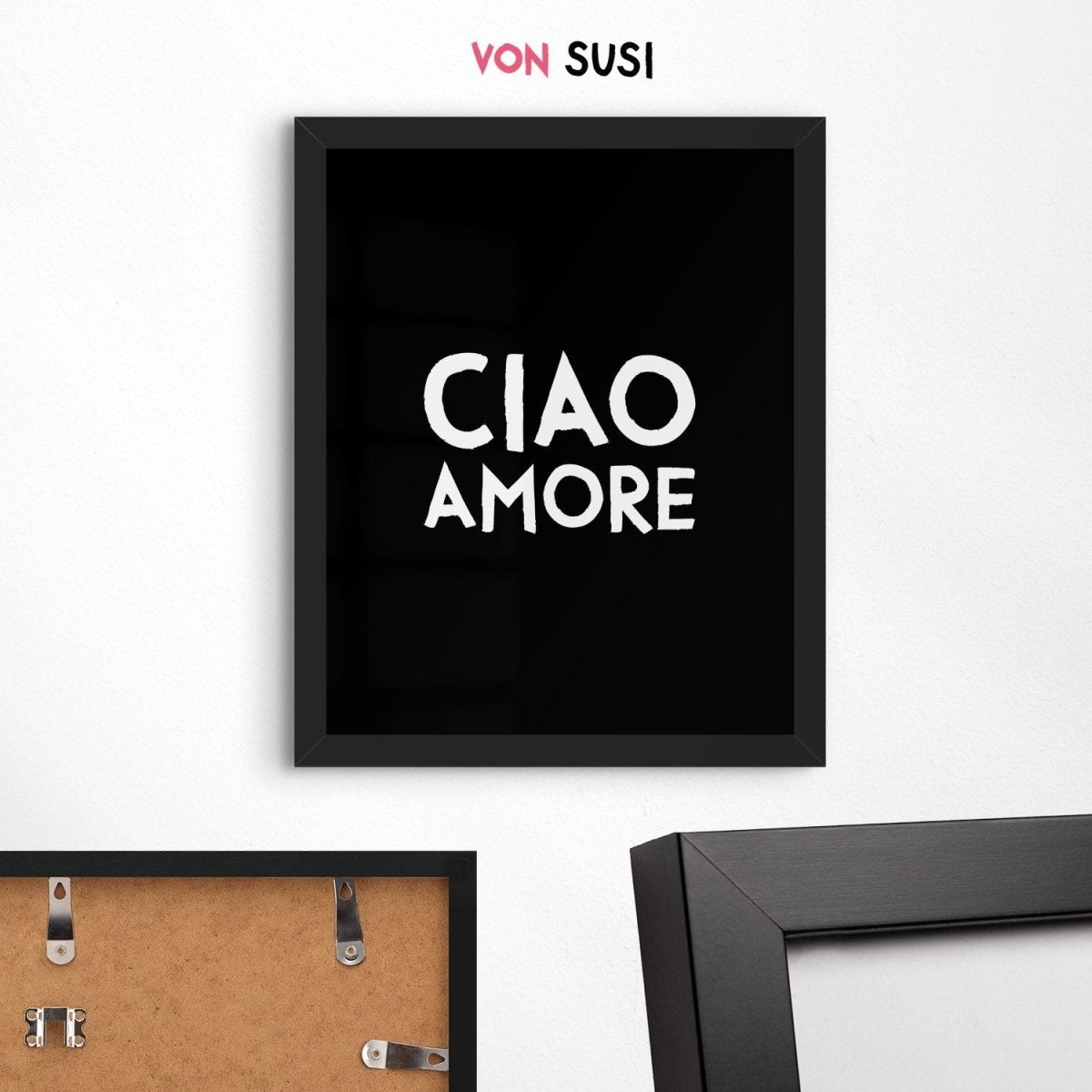 Ciao Amore Poster • italienisches Poster - vonSUSI