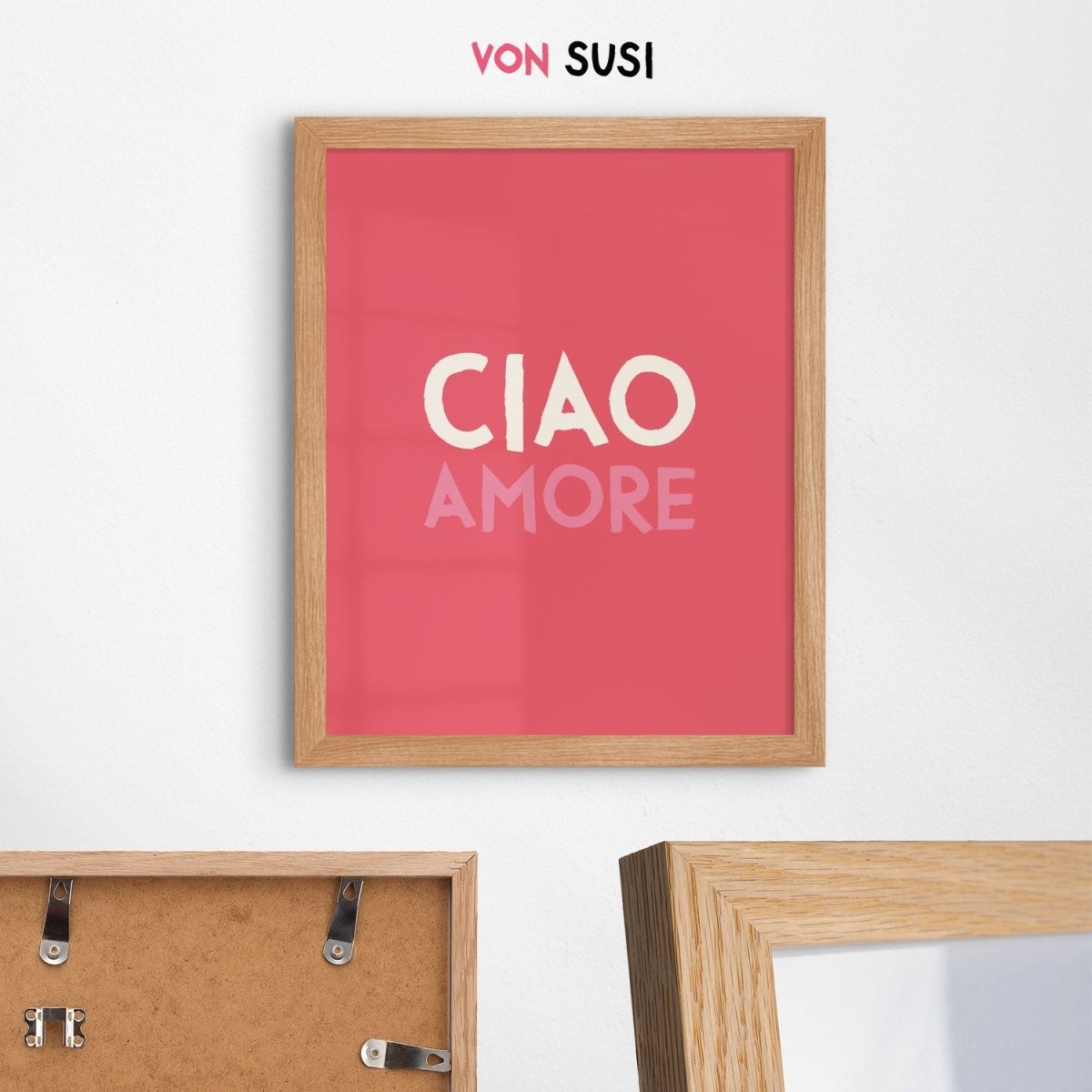 Ciao Amore Poster • italienisches Poster - vonSUSI