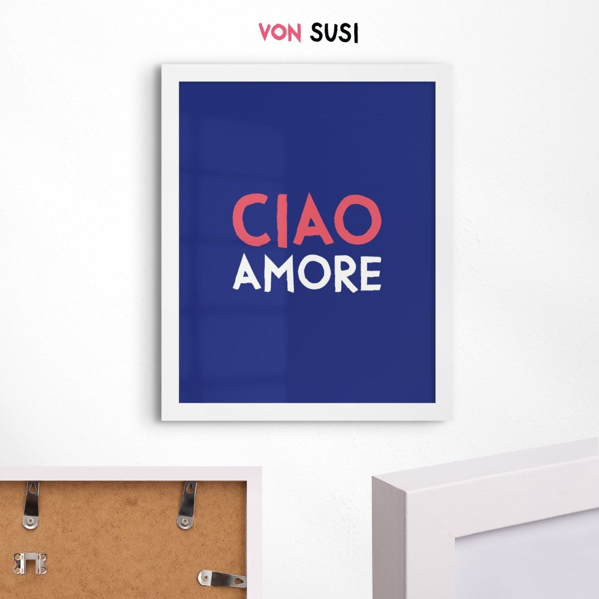 Ciao Amore Poster • italienisches Poster - vonSUSI