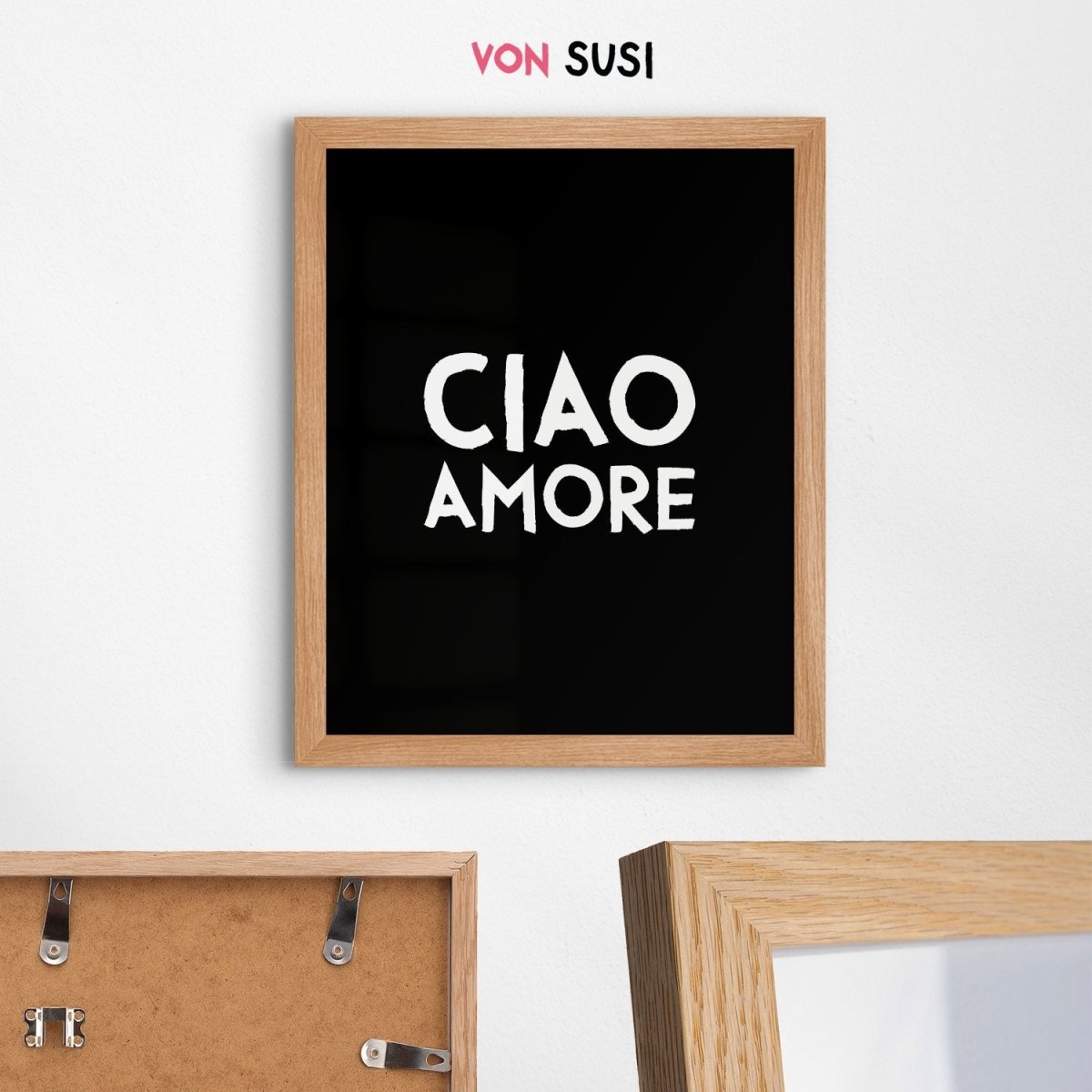 Ciao Amore Poster • italienisches Poster - vonSUSI