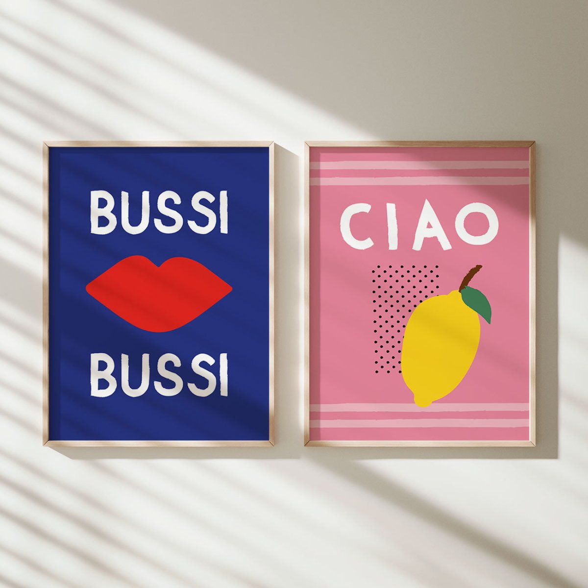 Ciao Poster mit Zitrone • Hochwertiges Poster • Zitronenposter • Amalfi • Italienisches Poster - vonSUSI