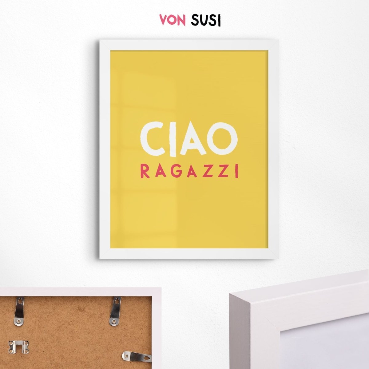 Ciao Ragazzi Poster • italienisches Poster - vonSUSI