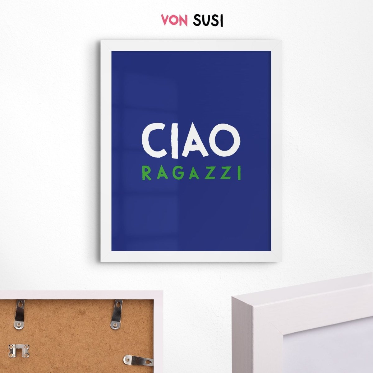 Ciao Ragazzi Poster • italienisches Poster - vonSUSI