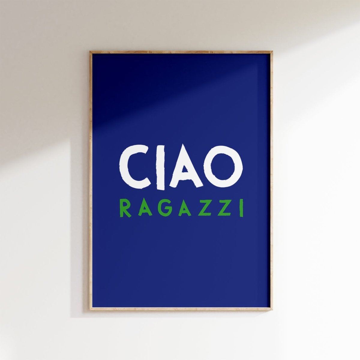 Ciao Ragazzi Poster • italienisches Poster - vonSUSI
