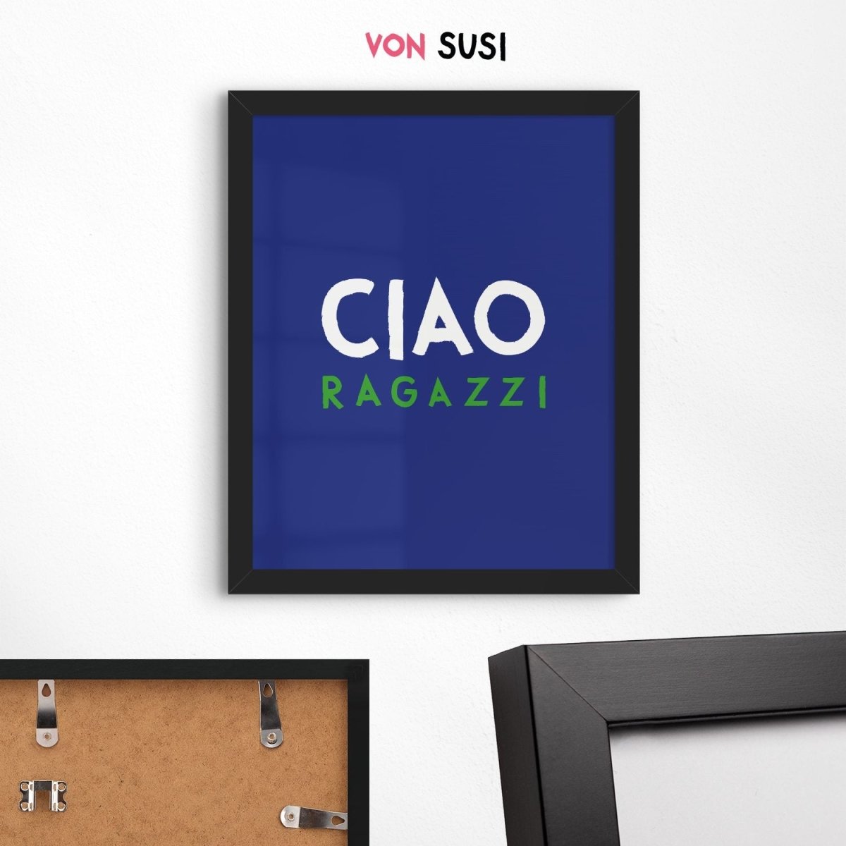 Ciao Ragazzi Poster • italienisches Poster - vonSUSI