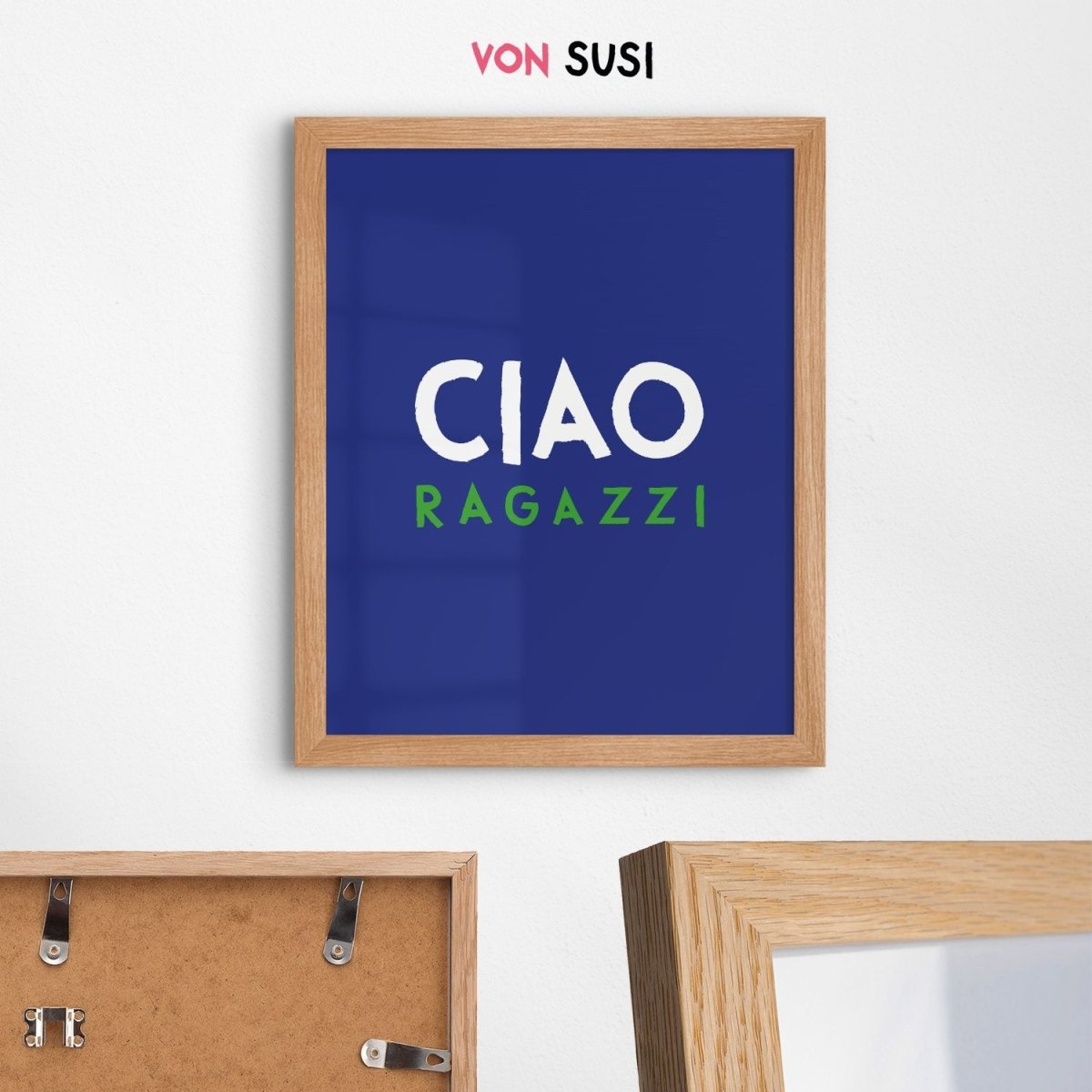 Ciao Ragazzi Poster • italienisches Poster - vonSUSI