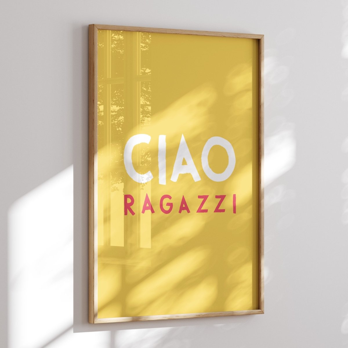 Ciao Ragazzi Poster • italienisches Poster - vonSUSI