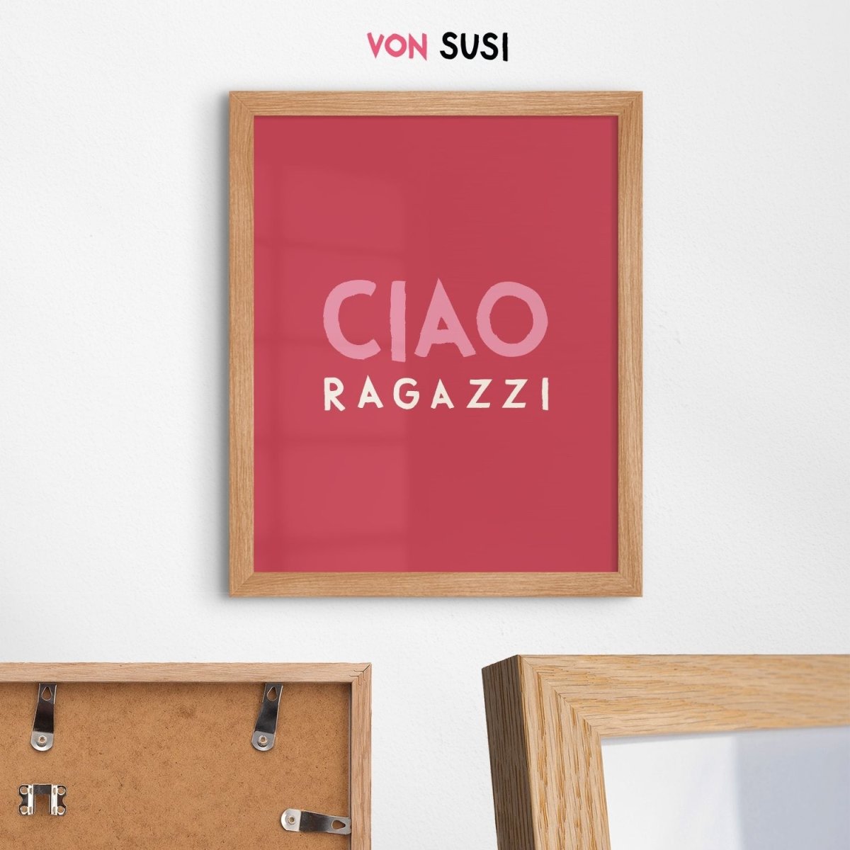 Ciao Ragazzi Poster • italienisches Poster - vonSUSI