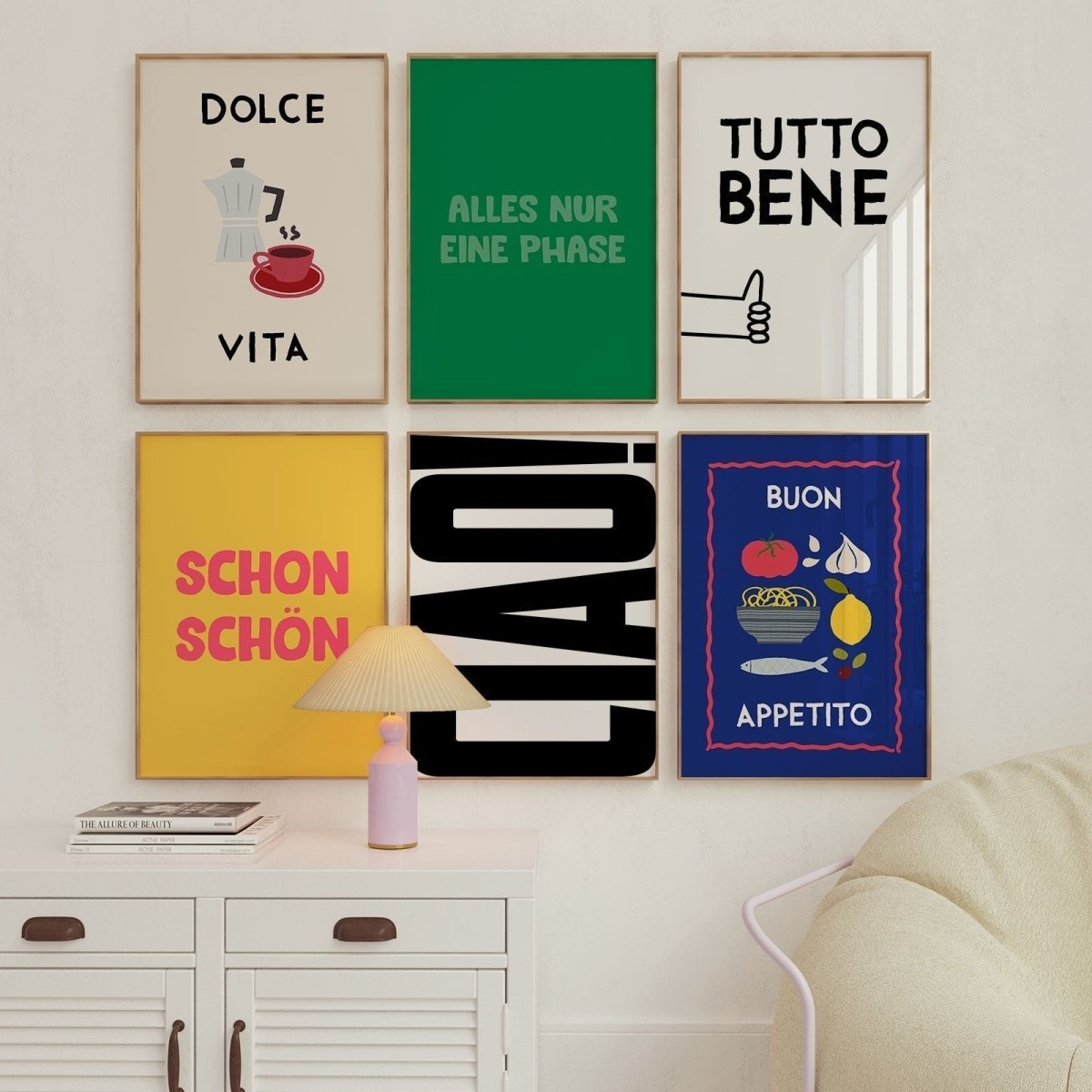 Dolce Vita Poster • Poster mit Espresso • modernes Wandbild • Italienisches Poster • als Geschenk für Kaffeeliebhaber - vonSUSI