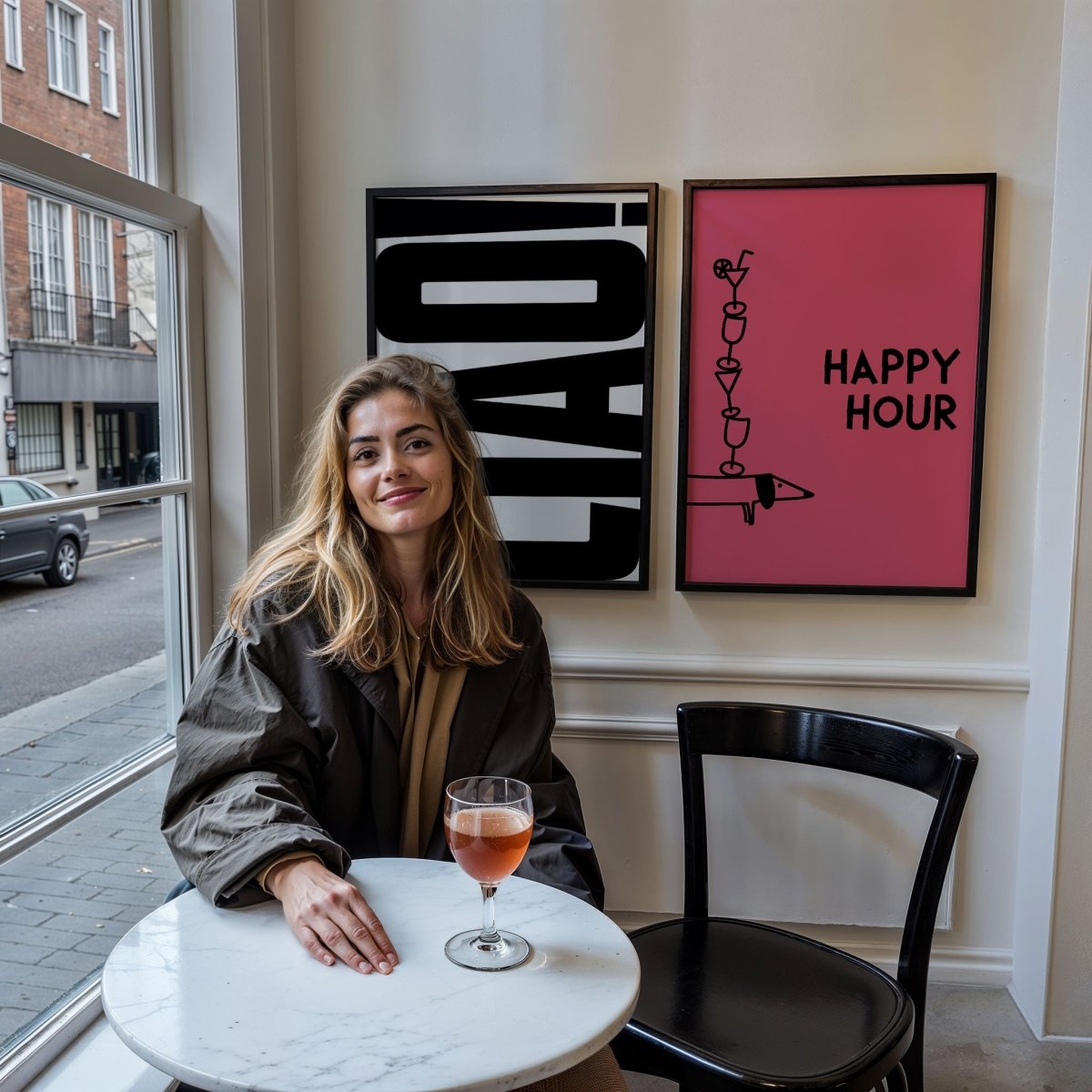 Happy Hour Poster • lustiges Dackelposter - vonSUSI