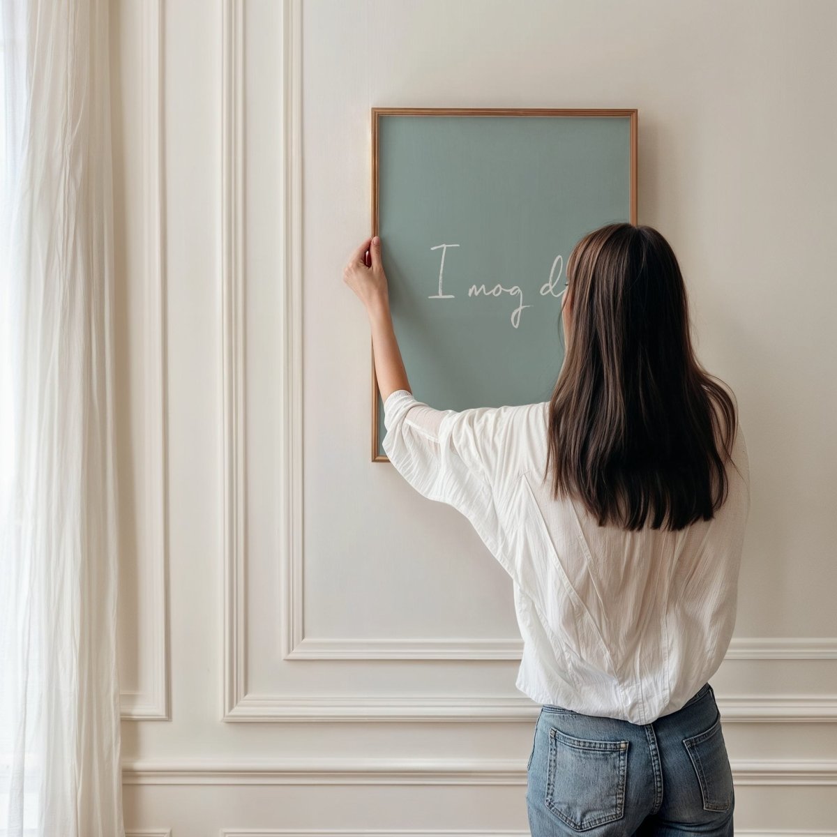 I mog di Poster mit lustigem bayerischen Spruch - vonSUSI