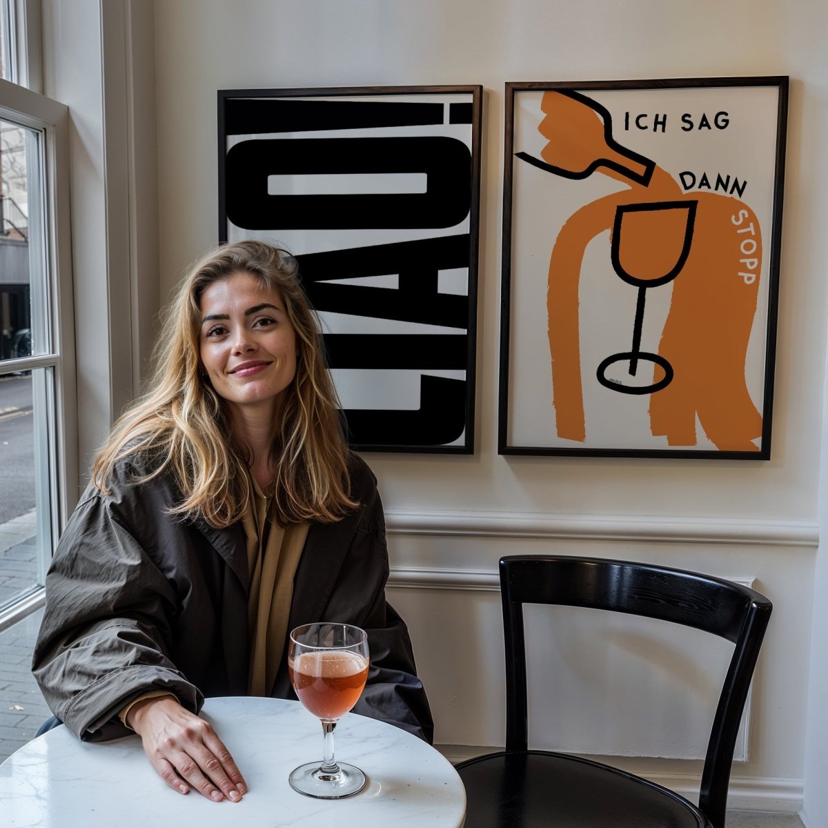 Ich sag dann Stopp • Poster mit Wein 🍷 oder Aperol 🍊 - vonSUSI