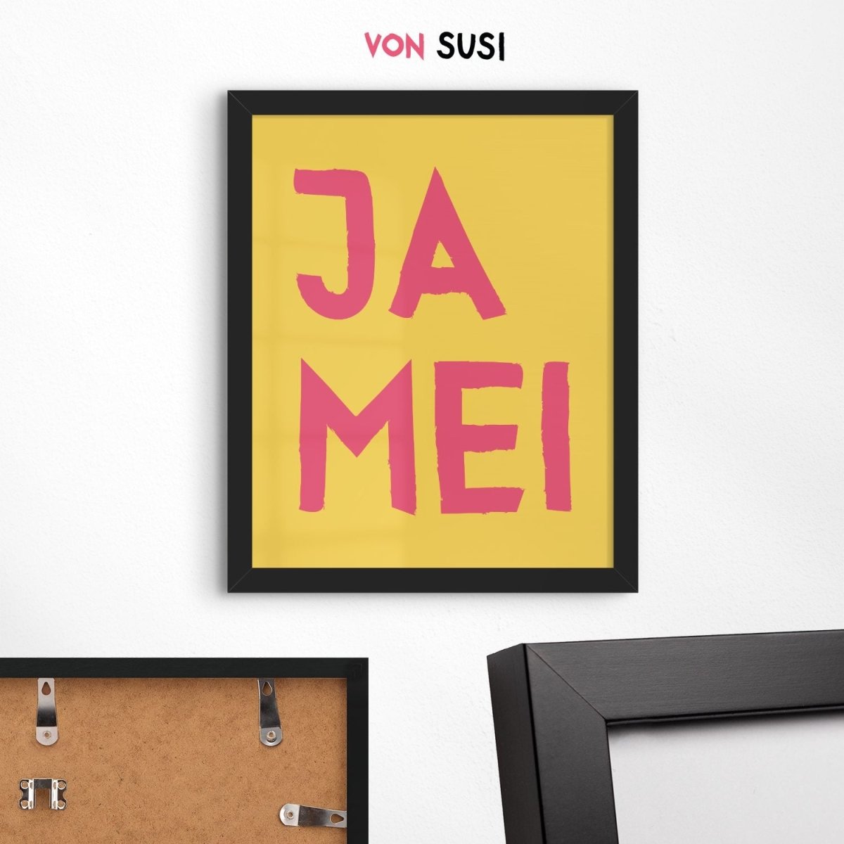 Ja mei Poster • lustiges bayerisches Sprücheposter • lustiges bayerisches Geschenk - vonSUSI