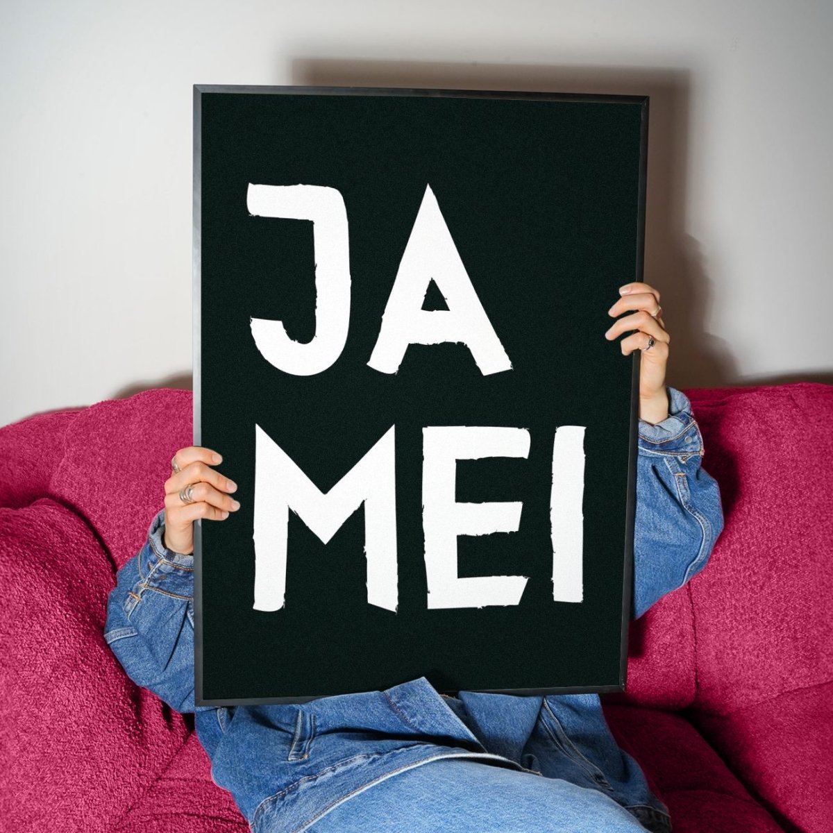 Ja mei Poster • lustiges bayerisches Sprücheposter • lustiges bayerisches Geschenk - vonSUSI