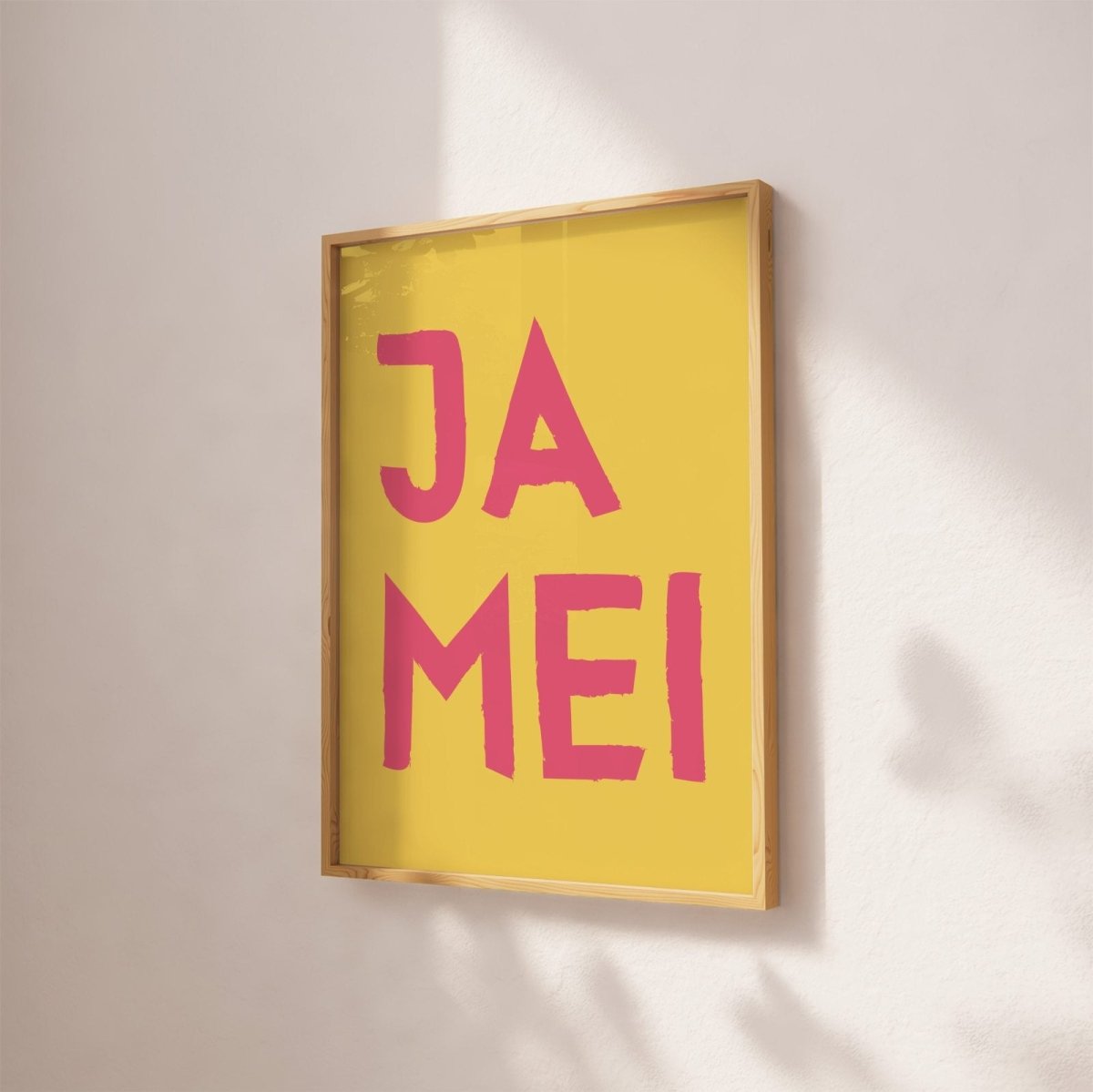 Ja mei Poster • lustiges bayerisches Sprücheposter • lustiges bayerisches Geschenk - vonSUSI