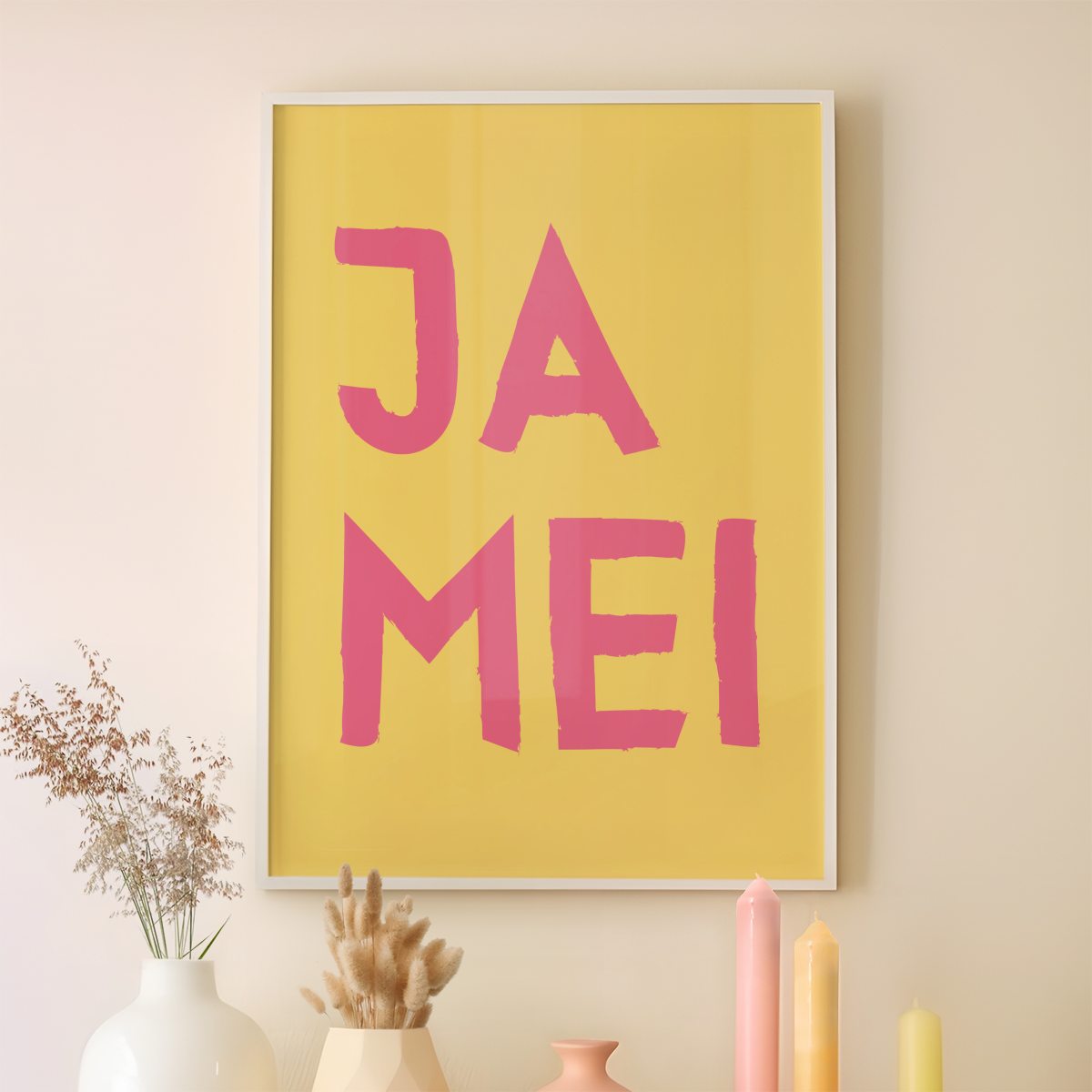 Ja mei Poster • lustiges bayerisches Sprücheposter • lustiges bayerisches Geschenk - vonSUSI