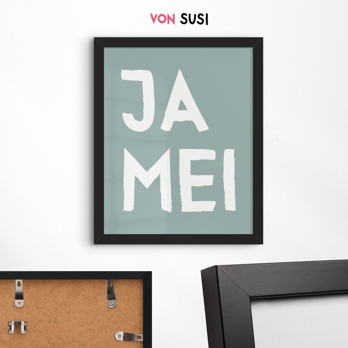 Ja mei Poster • lustiges bayerisches Sprücheposter • lustiges bayerisches Geschenk - vonSUSI