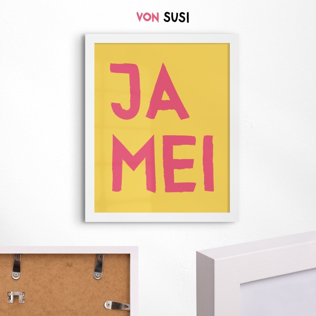 Ja mei Poster • lustiges bayerisches Sprücheposter • lustiges bayerisches Geschenk - vonSUSI