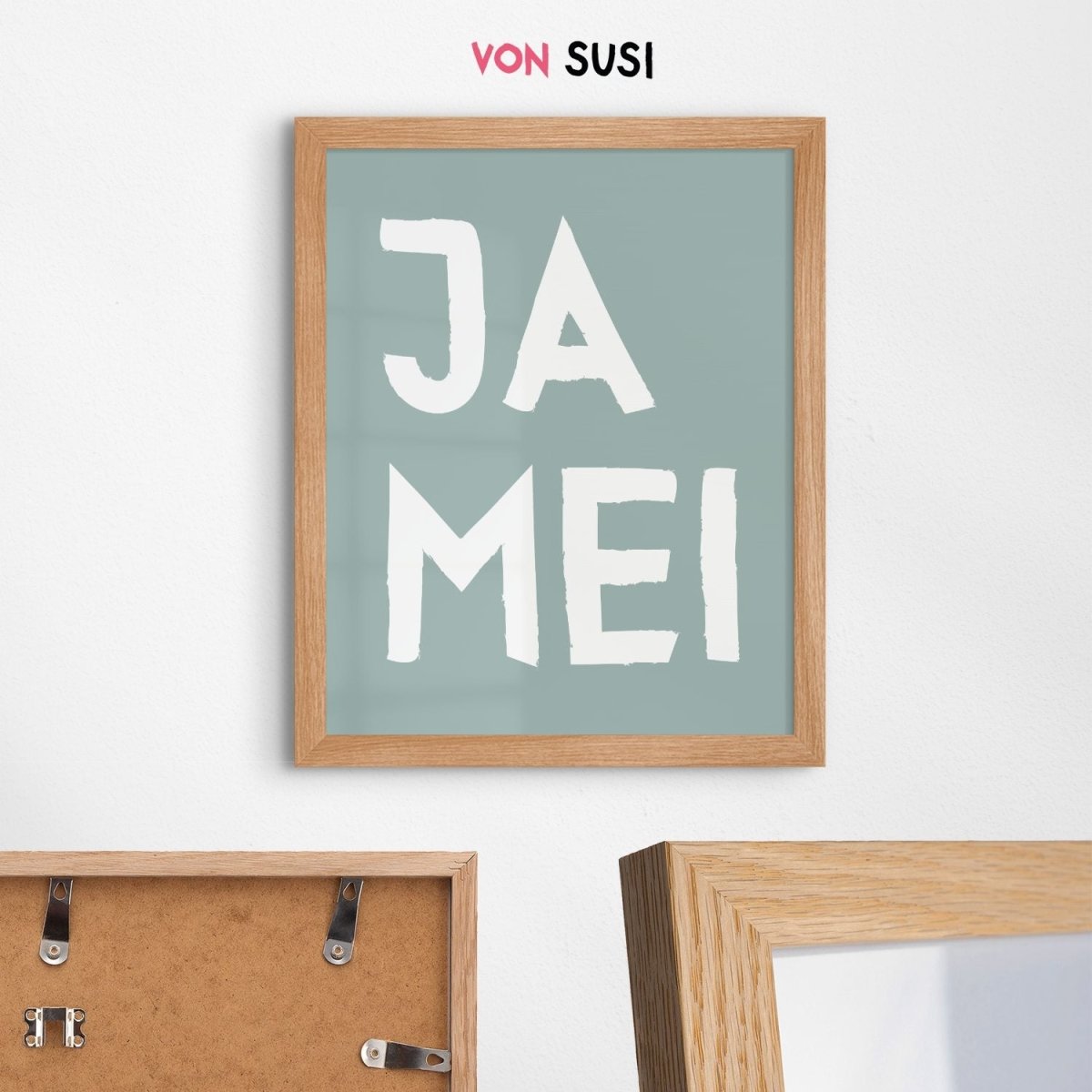 Ja mei Poster • lustiges bayerisches Sprücheposter • lustiges bayerisches Geschenk - vonSUSI