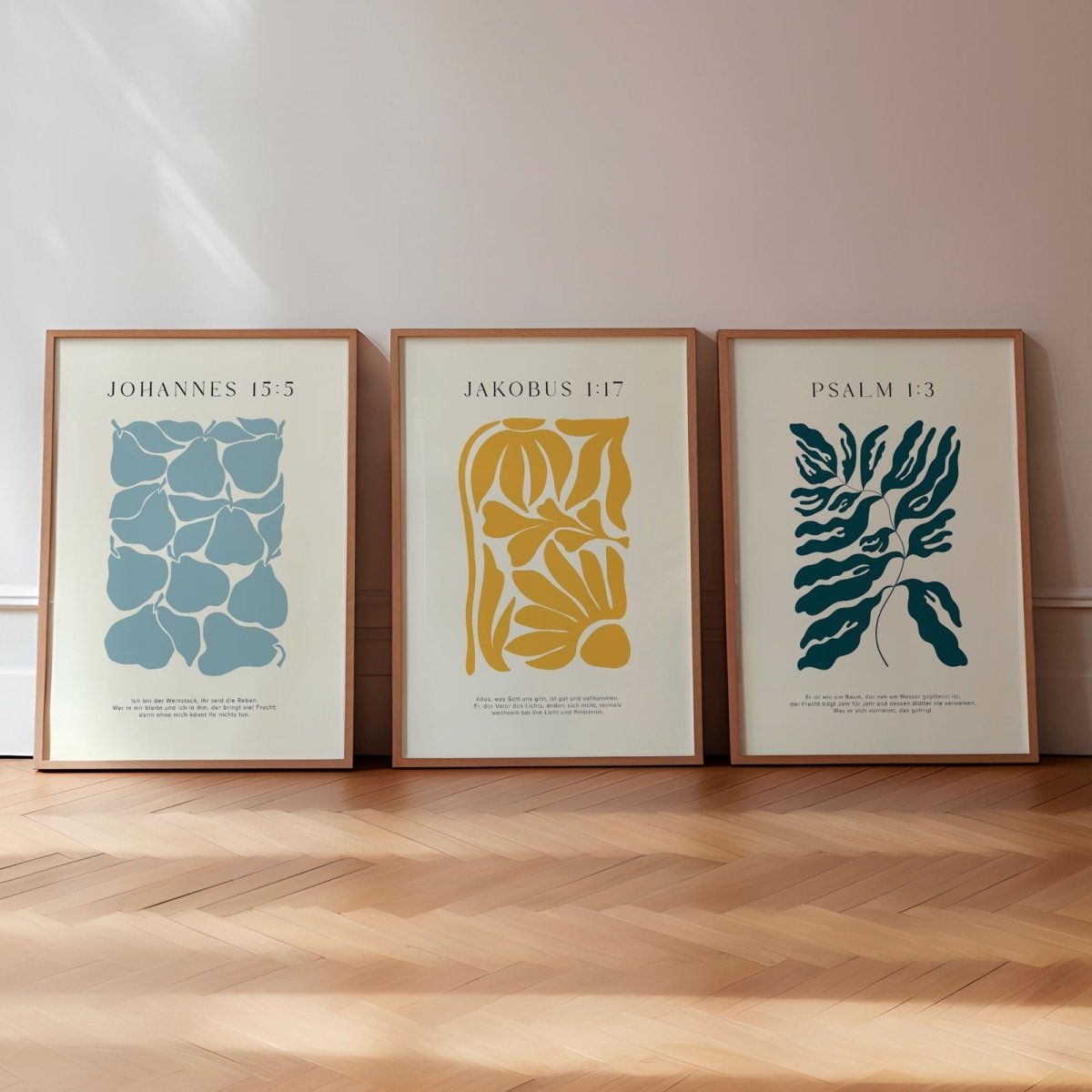 Jakobus 1:17 • christliches Poster • mit Bibelvers • Wanddeko für Gläubige • Geschenk zur Taufe oder Geburt - vonSUSI