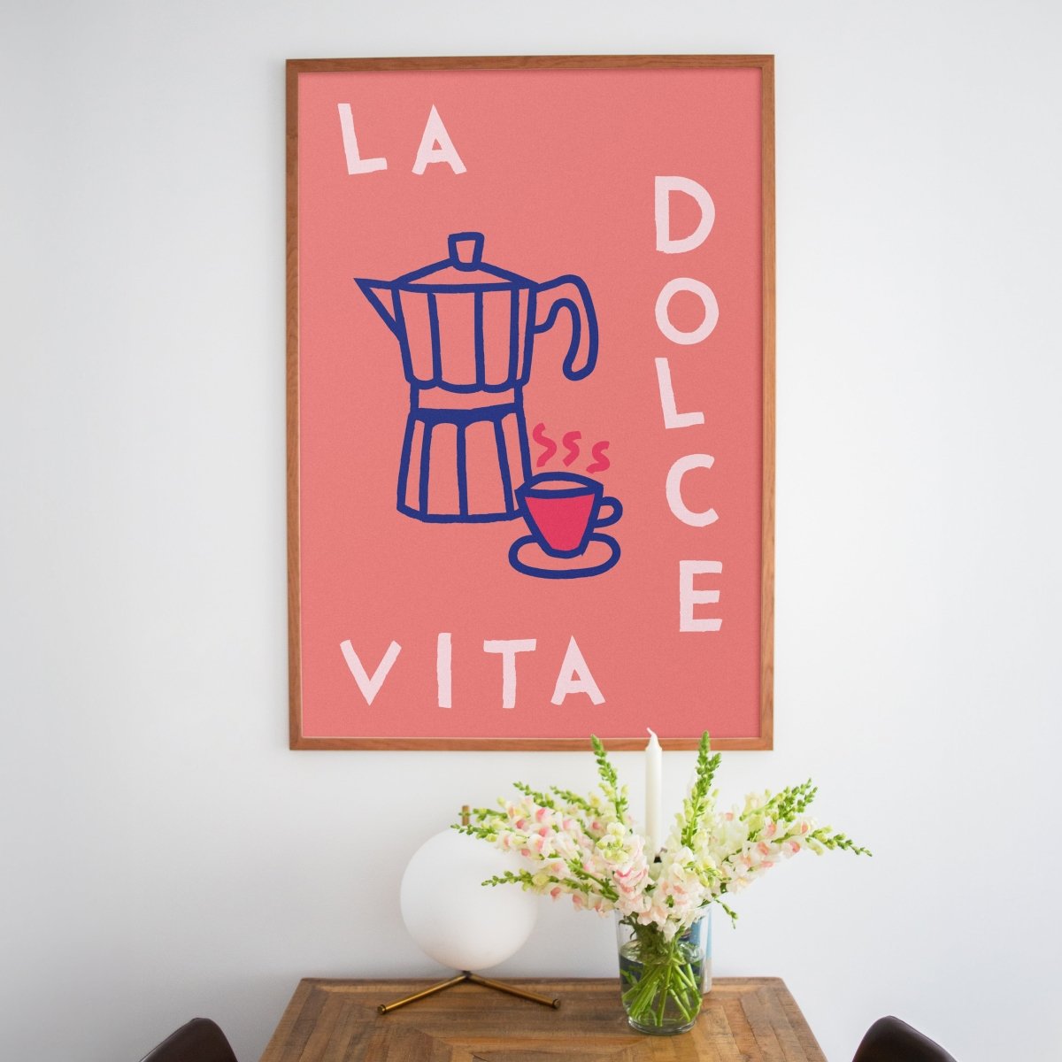 La Dolce Vita Poster • Italienisches Poster als hochwertiger Fine Art Print - vonSUSI