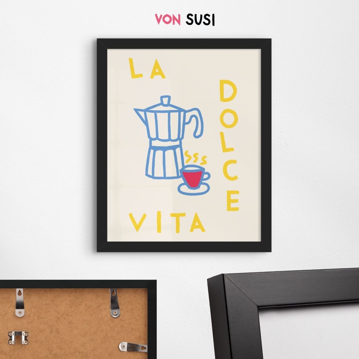 La Dolce Vita Poster • Italienisches Poster als hochwertiger Fine Art Print - vonSUSI