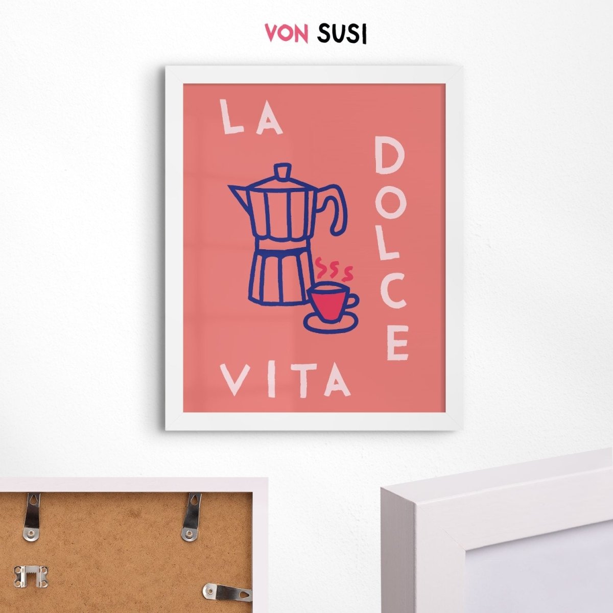 La Dolce Vita Poster • Italienisches Poster als hochwertiger Fine Art Print - vonSUSI