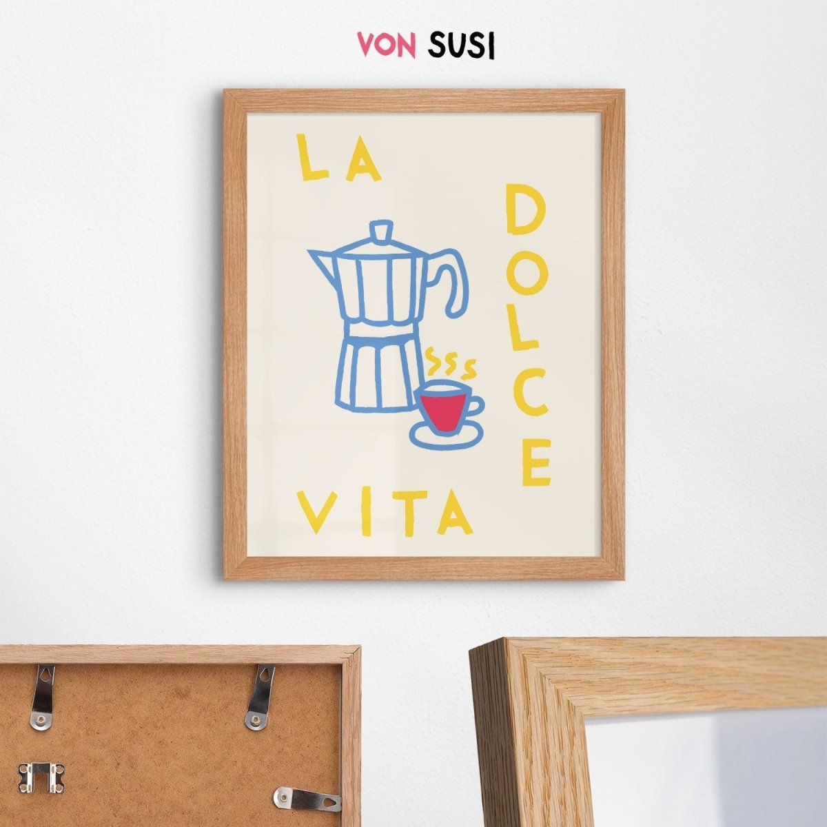 La Dolce Vita Poster • Italienisches Poster als hochwertiger Fine Art Print - vonSUSI