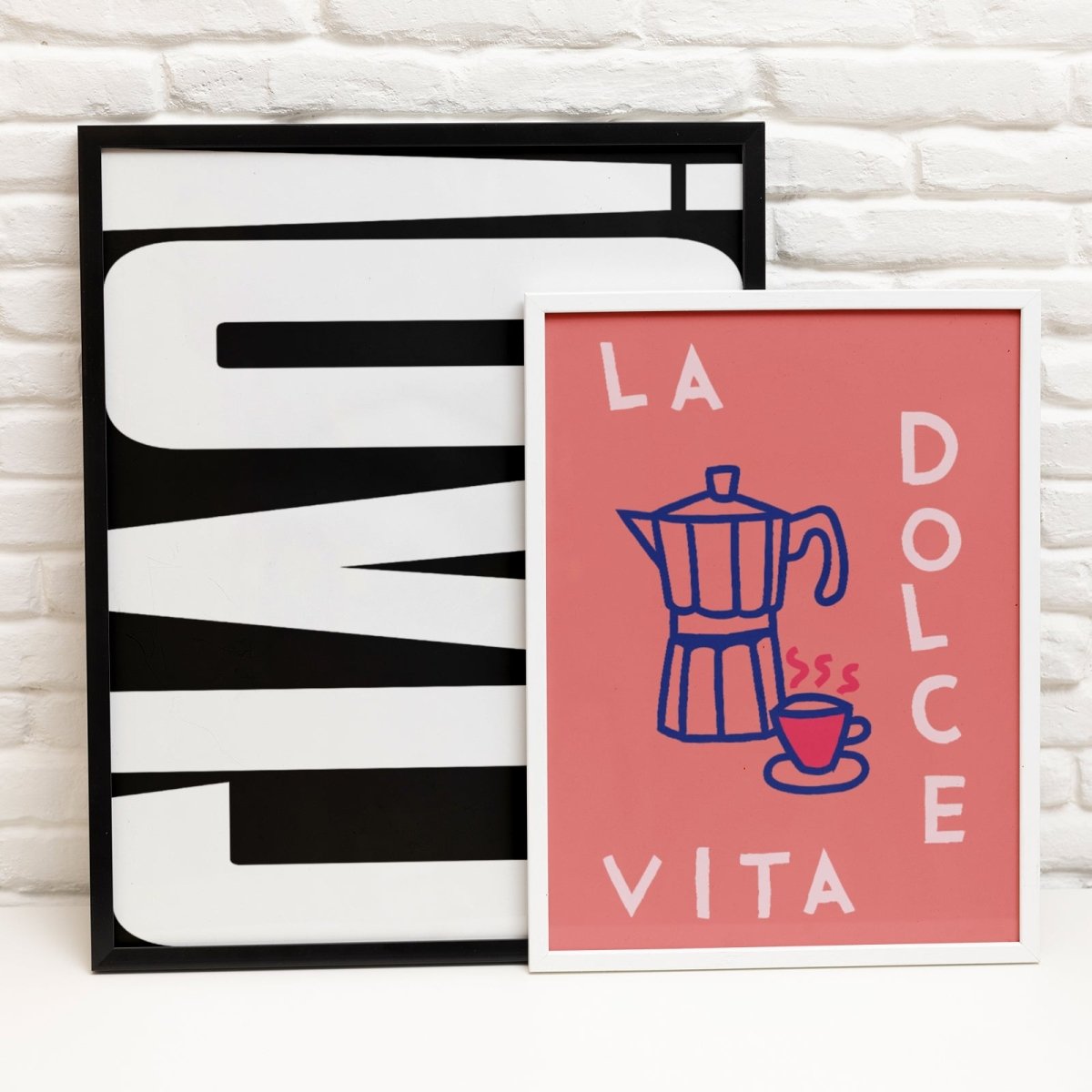 La Dolce Vita Poster • Italienisches Poster als hochwertiger Fine Art Print - vonSUSI