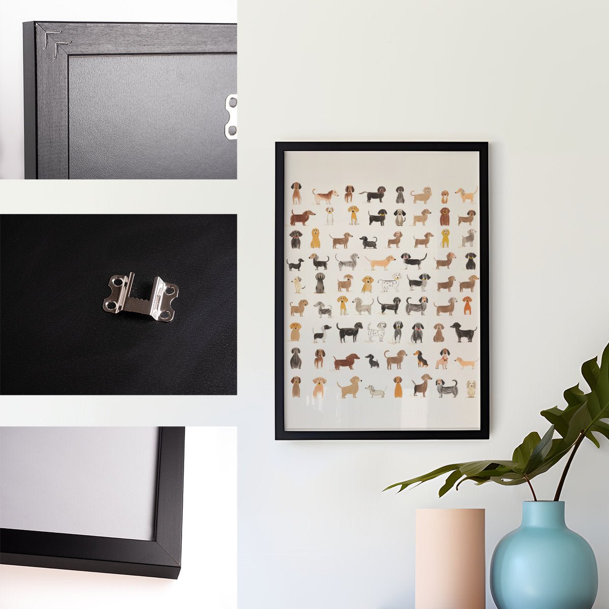 Lustiges Dackel Poster • Wandbild mit Hund • für Dackelliebhaber als Geschenk - vonSUSI