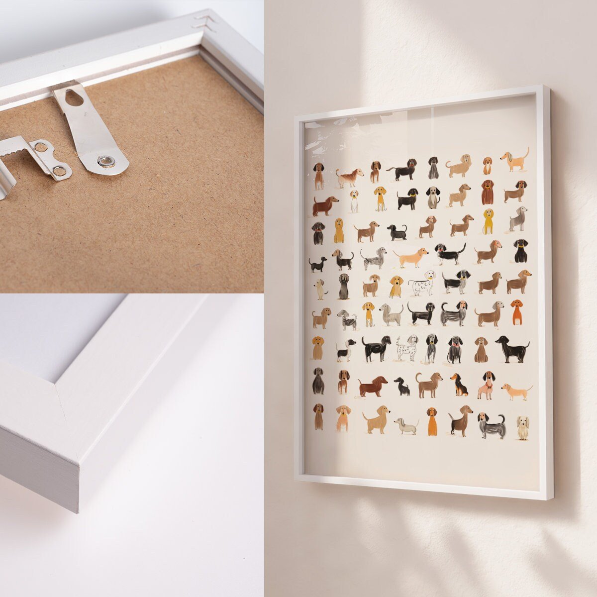 Lustiges Dackel Poster • Wandbild mit Hund • für Dackelliebhaber als Geschenk - vonSUSI